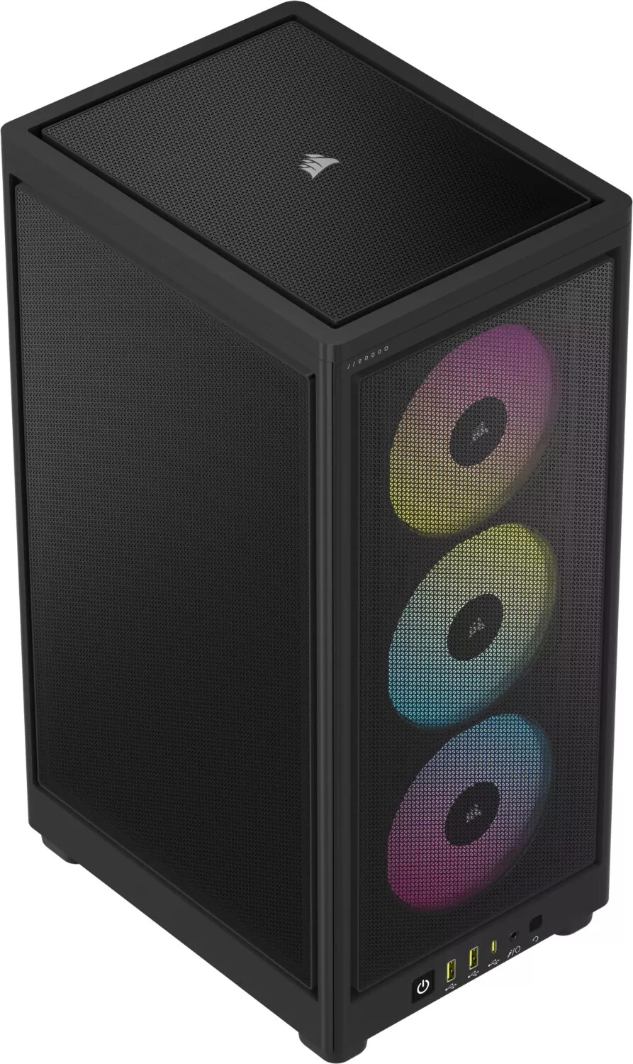 Corsair 2000D RGB Airflow schwarz Mini Tower ITX Gaming Gehäuse