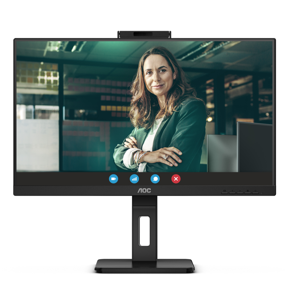 AOC 24P3CW 60,5cm (23,8") FHD IPS Monitor 16:9 HDMI/DP/USB-C PD65W 75Hz Webcam