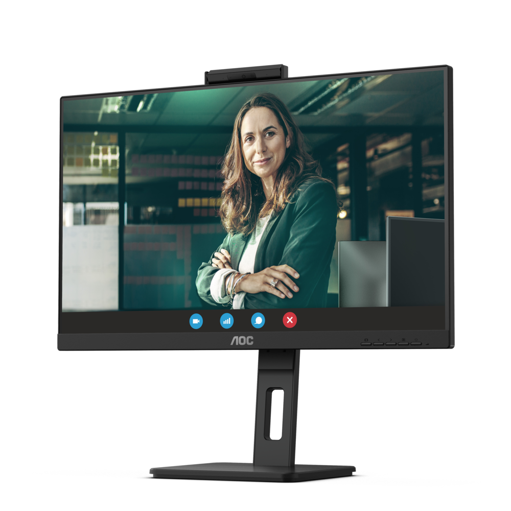 AOC 24P3CW 60,5cm (23,8") FHD IPS Monitor 16:9 HDMI/DP/USB-C PD65W 75Hz Webcam