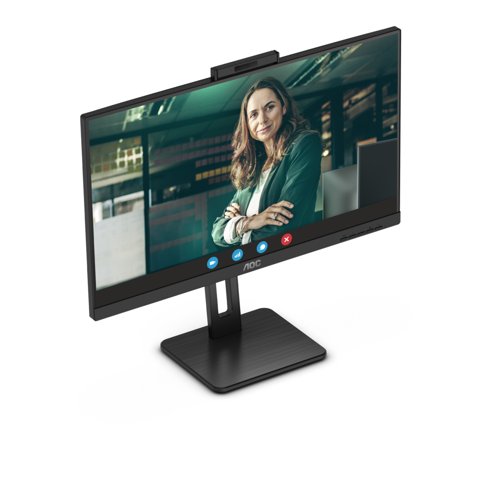 AOC 24P3CW 60,5cm (23,8") FHD IPS Monitor 16:9 HDMI/DP/USB-C PD65W 75Hz Webcam