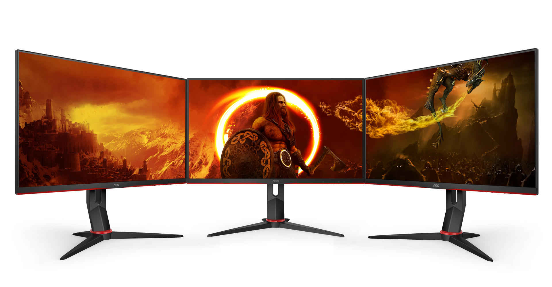 AOC Q24G2A 60,5cm (23,8") FHD IPS Gaming Monitor 16:9 HDMI/DP 165Hz 1ms FreeSync