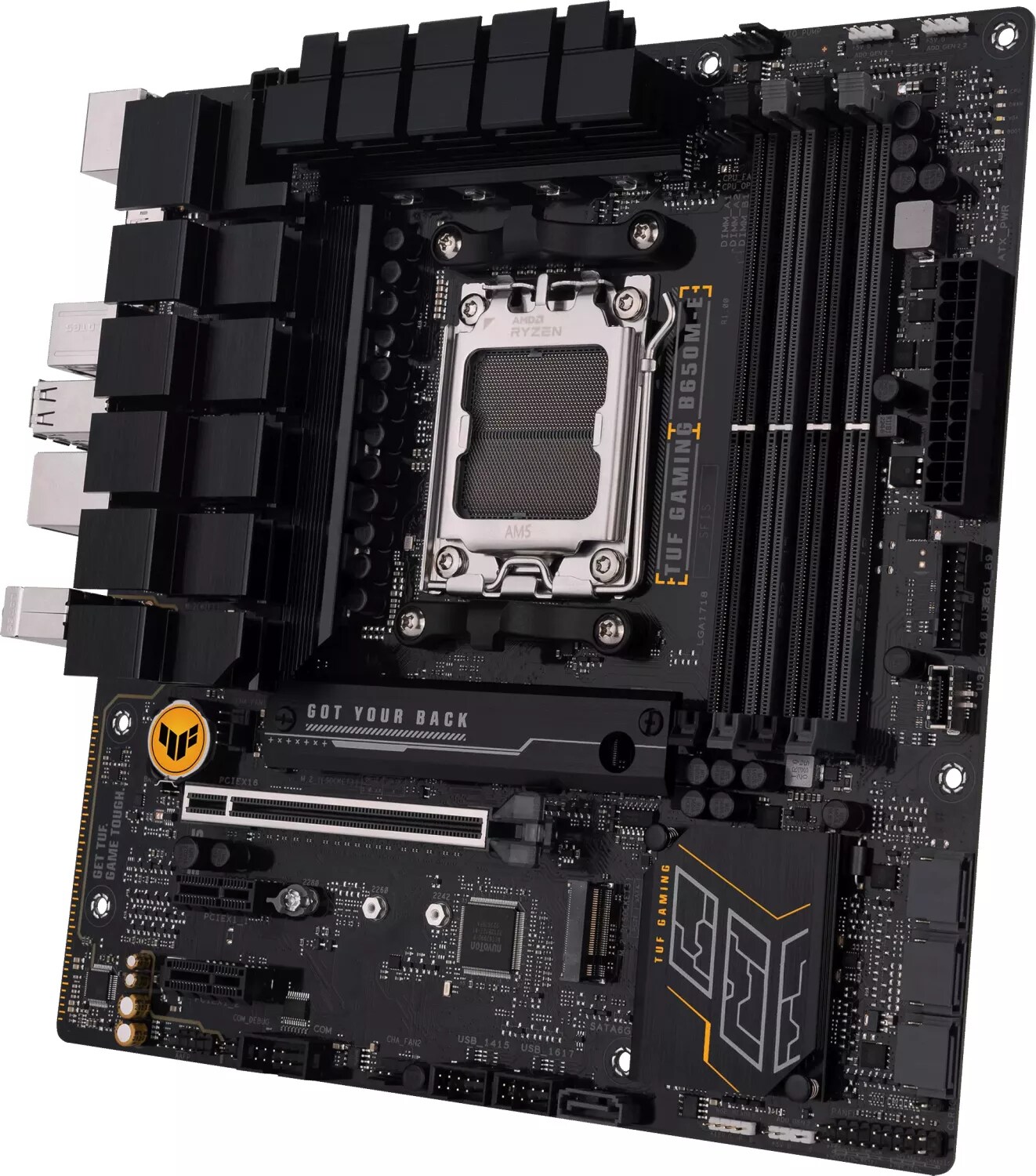 ASUS TUF B650M-E mATX Mainboard Sockel AM5 M.2/USB3.2 TypC/HDMI/DP