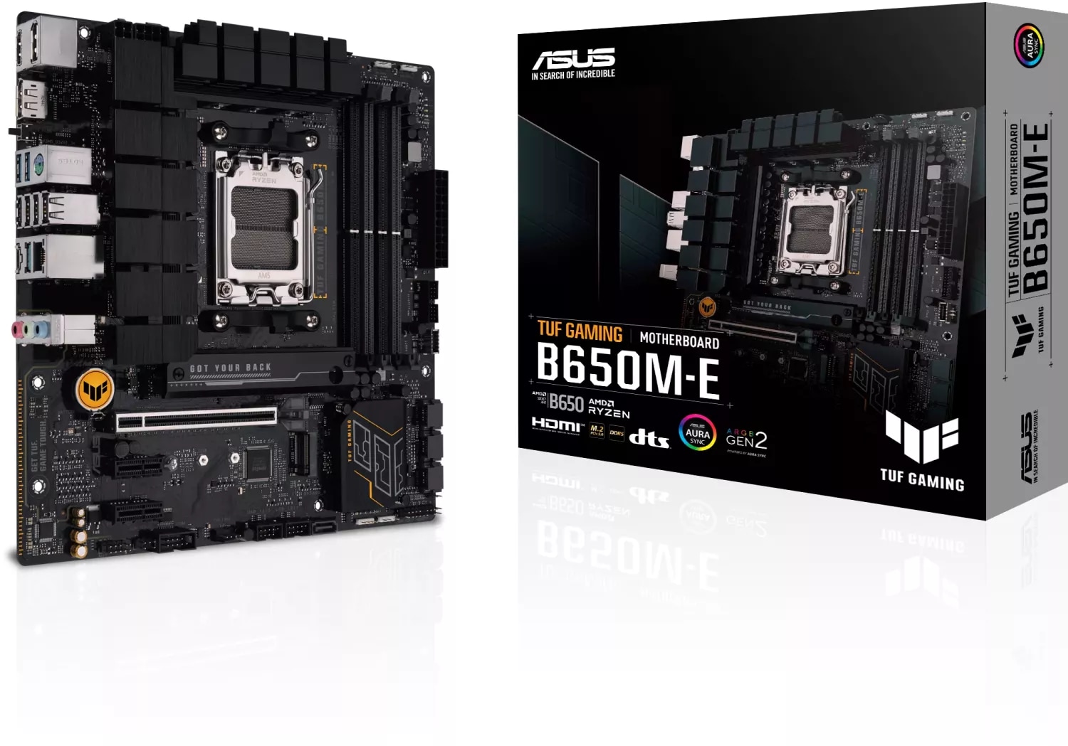 ASUS TUF B650M-E mATX Mainboard Sockel AM5 M.2/USB3.2 TypC/HDMI/DP