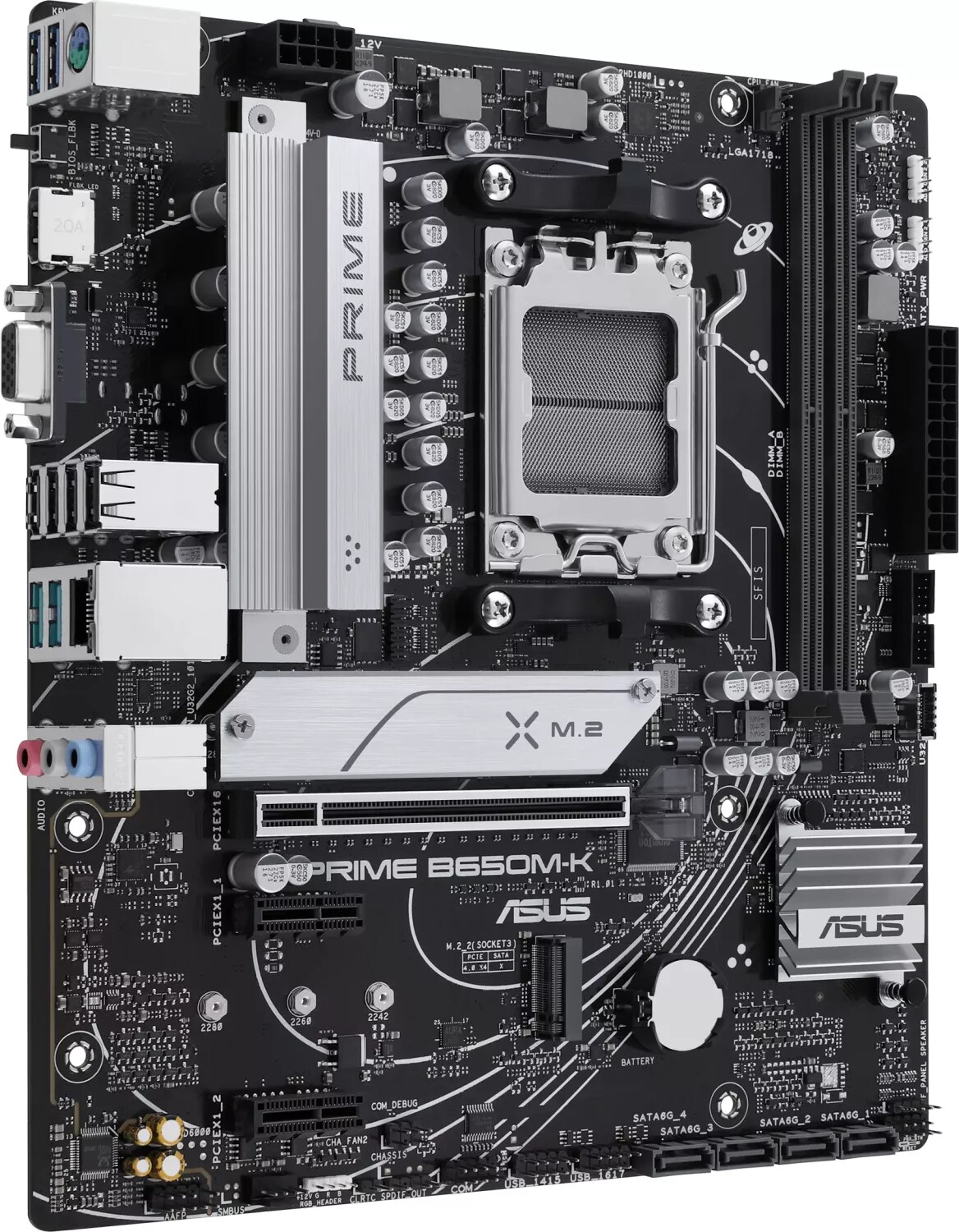 ASUS PRIME B650M-K mATX Mainboard Sockel AM5 M.2/HDMI/VGA