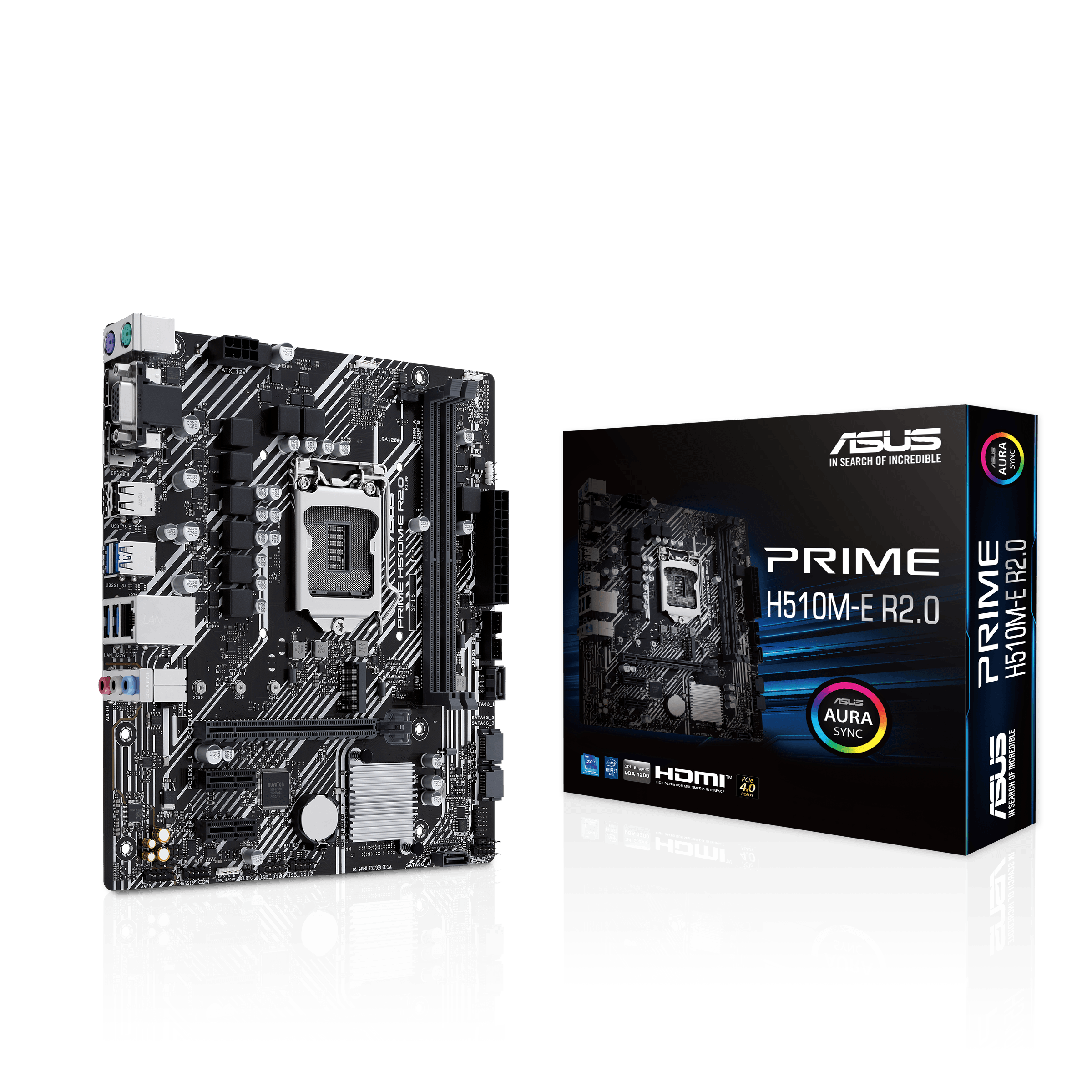 ASUS Prime H510M-E R2.0 mATX Mainboard Sockel 1200 M.2/USB3.2/HDMI/DP/VGA