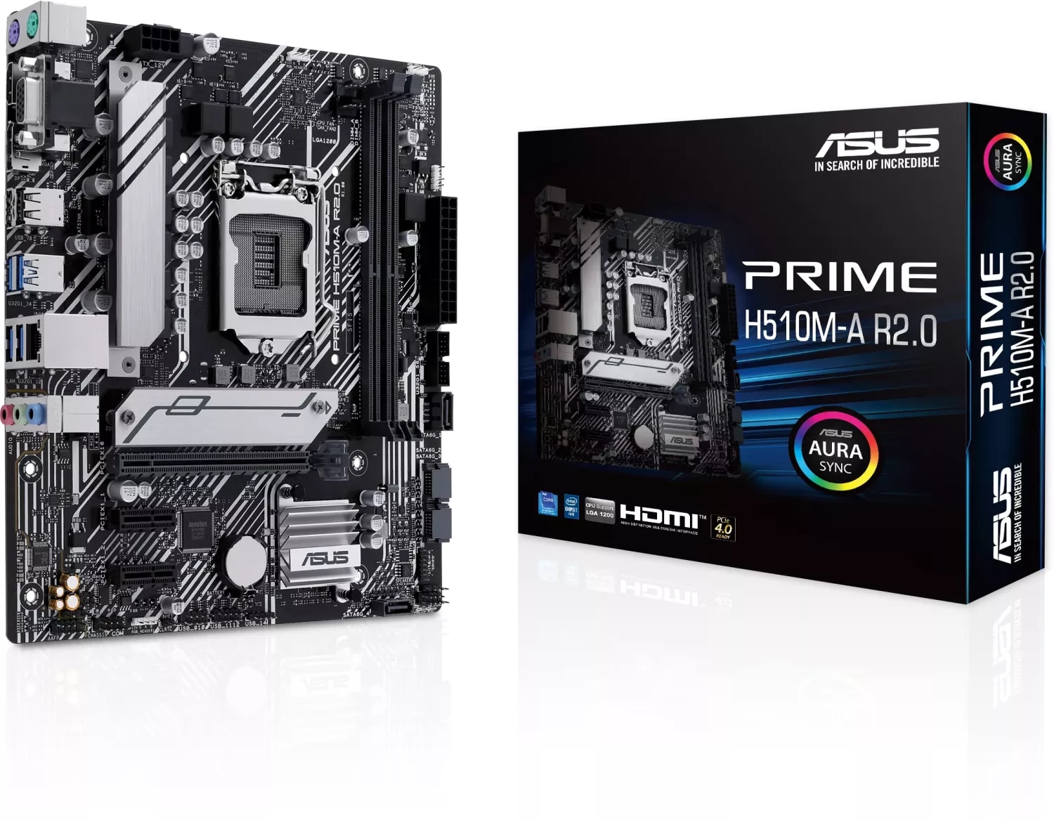 ASUS Prime H510M-A R2.0 mATX Mainboard Sockel 1200 M.2/USB3.2/HDMI/DP/VGA