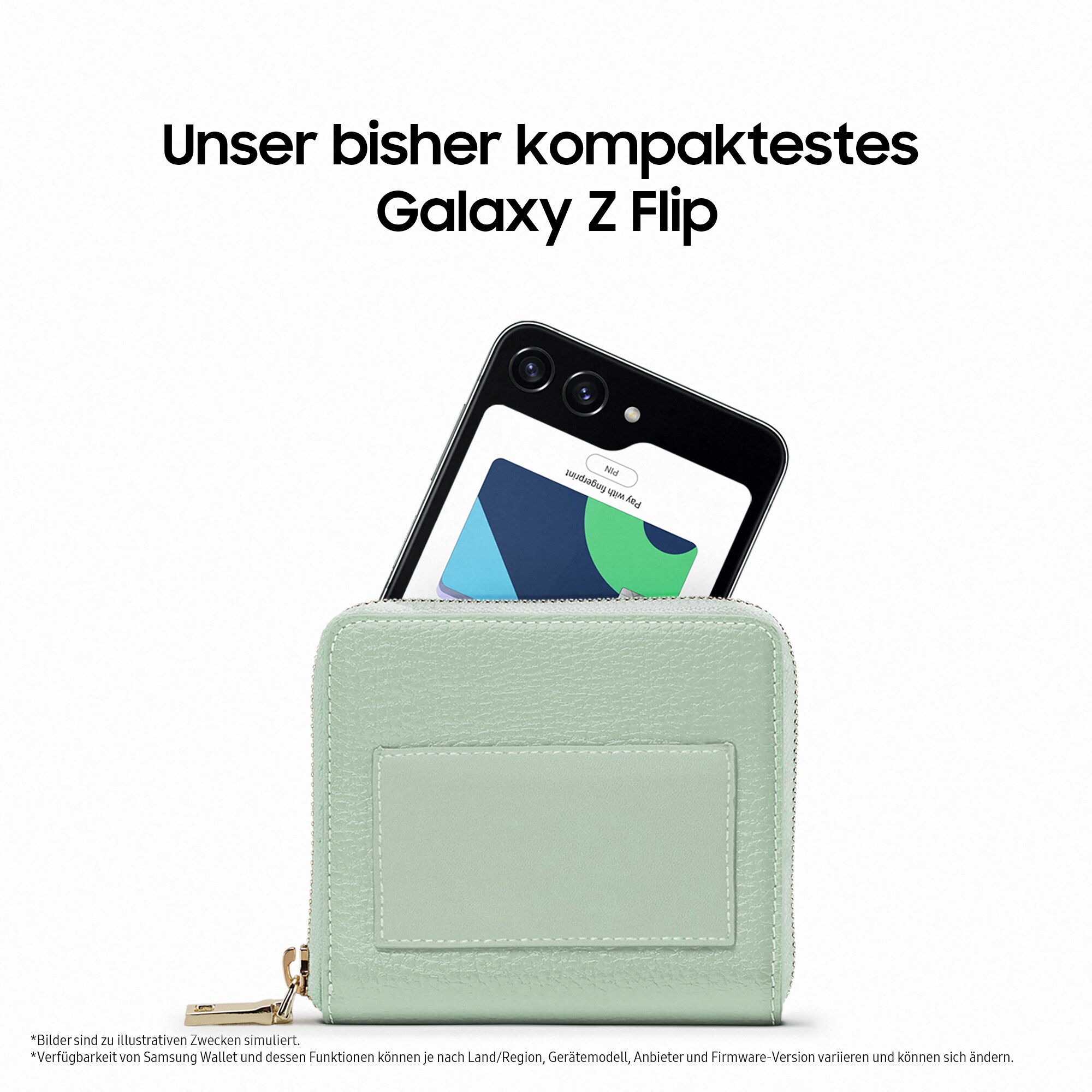 Samsung GALAXY Z Flip5 ++ Smartphone mint 13.0 Dual-SIM 5G Cyberport F731B Android 256GB