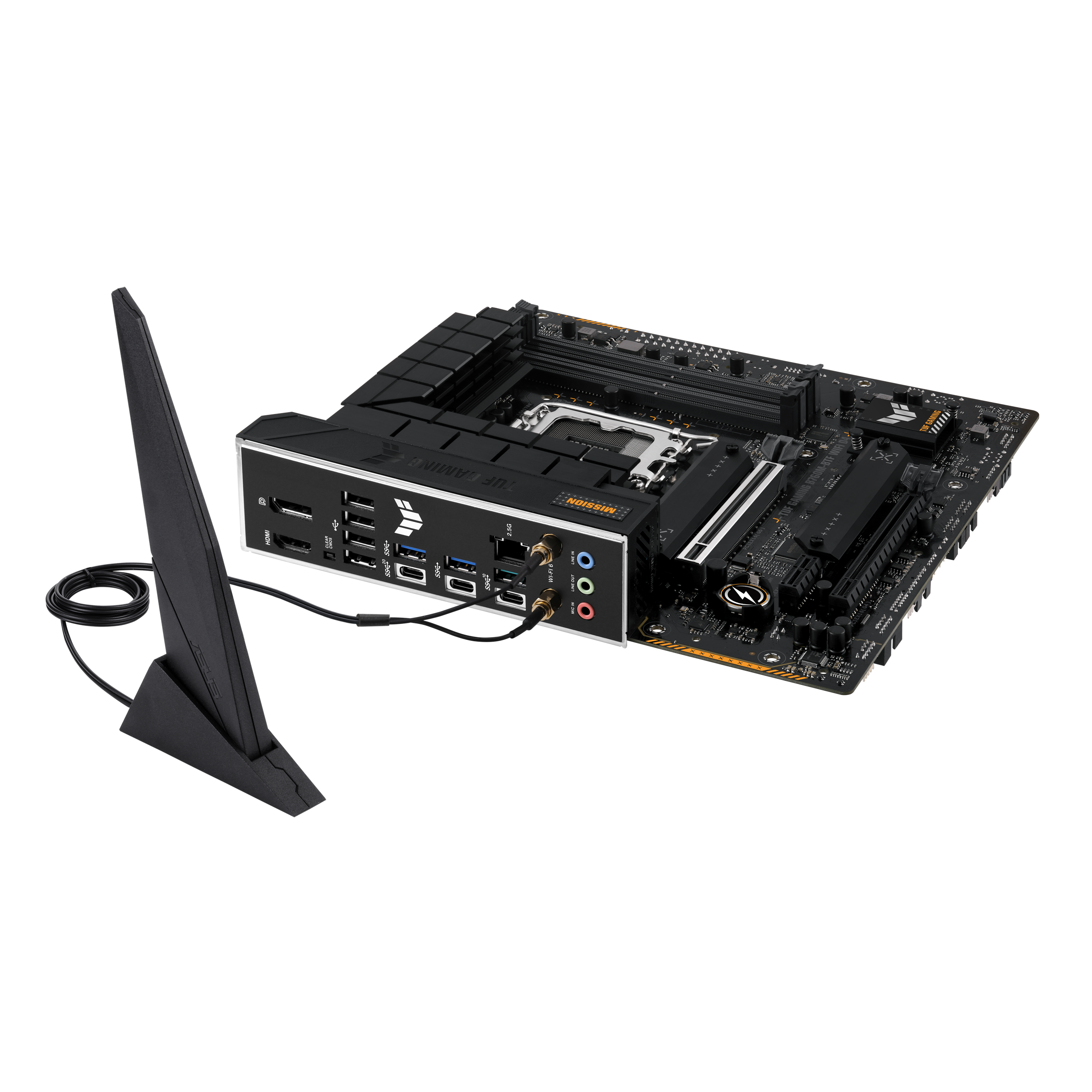 ASUS TUF GAMING B760M-BTF WIFI D4 mATX Mainboard Sockel 1700 DP/HDMI/USB-C