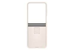 Samsung Silicone Case with Ring EF-PF731 für Galaxy Flip5 Cream