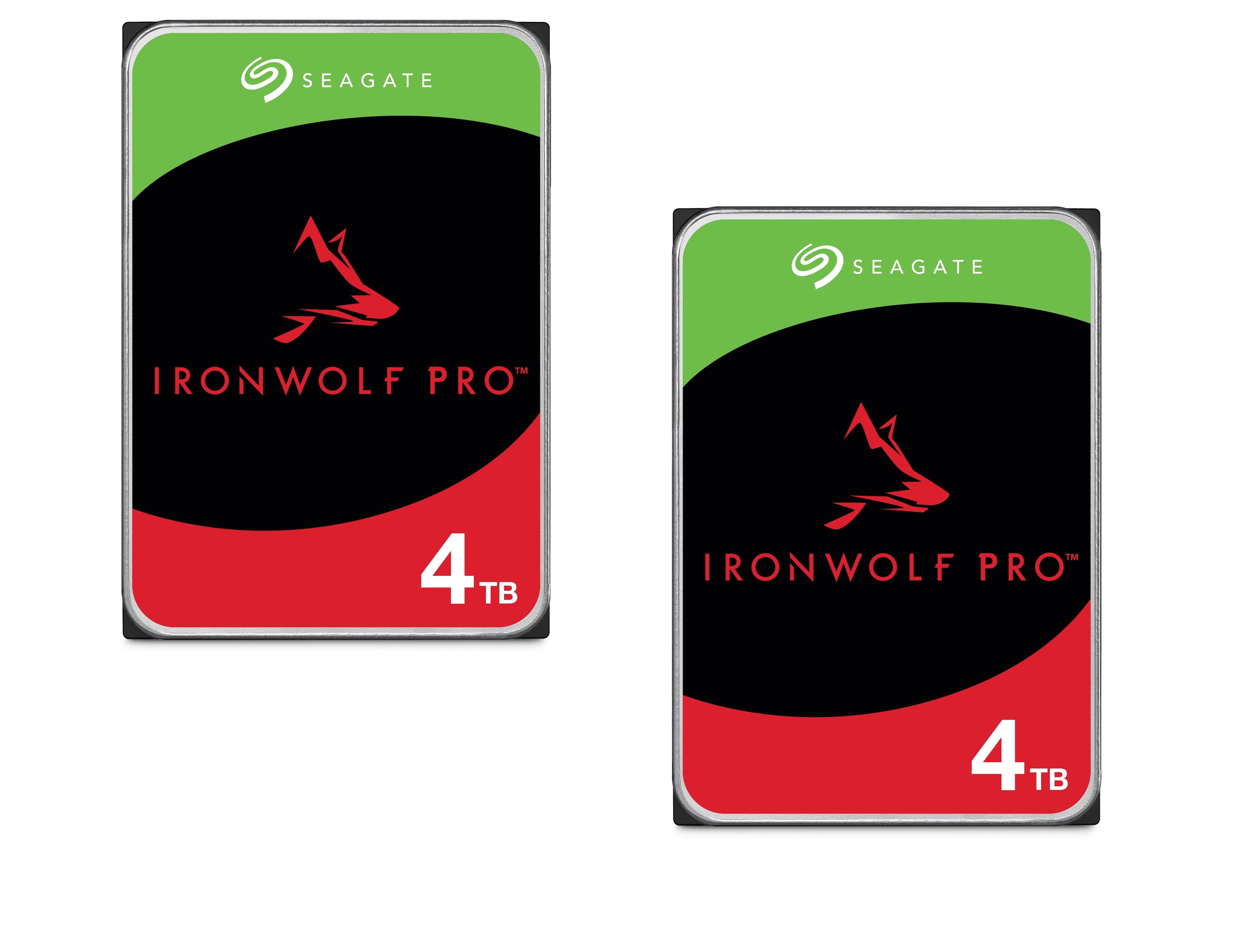 Seagate 2er Set IronWolf Pro NAS HDD ST4000NE001 - 4 TB 3,5 Zoll SATA 6 Gbit/s