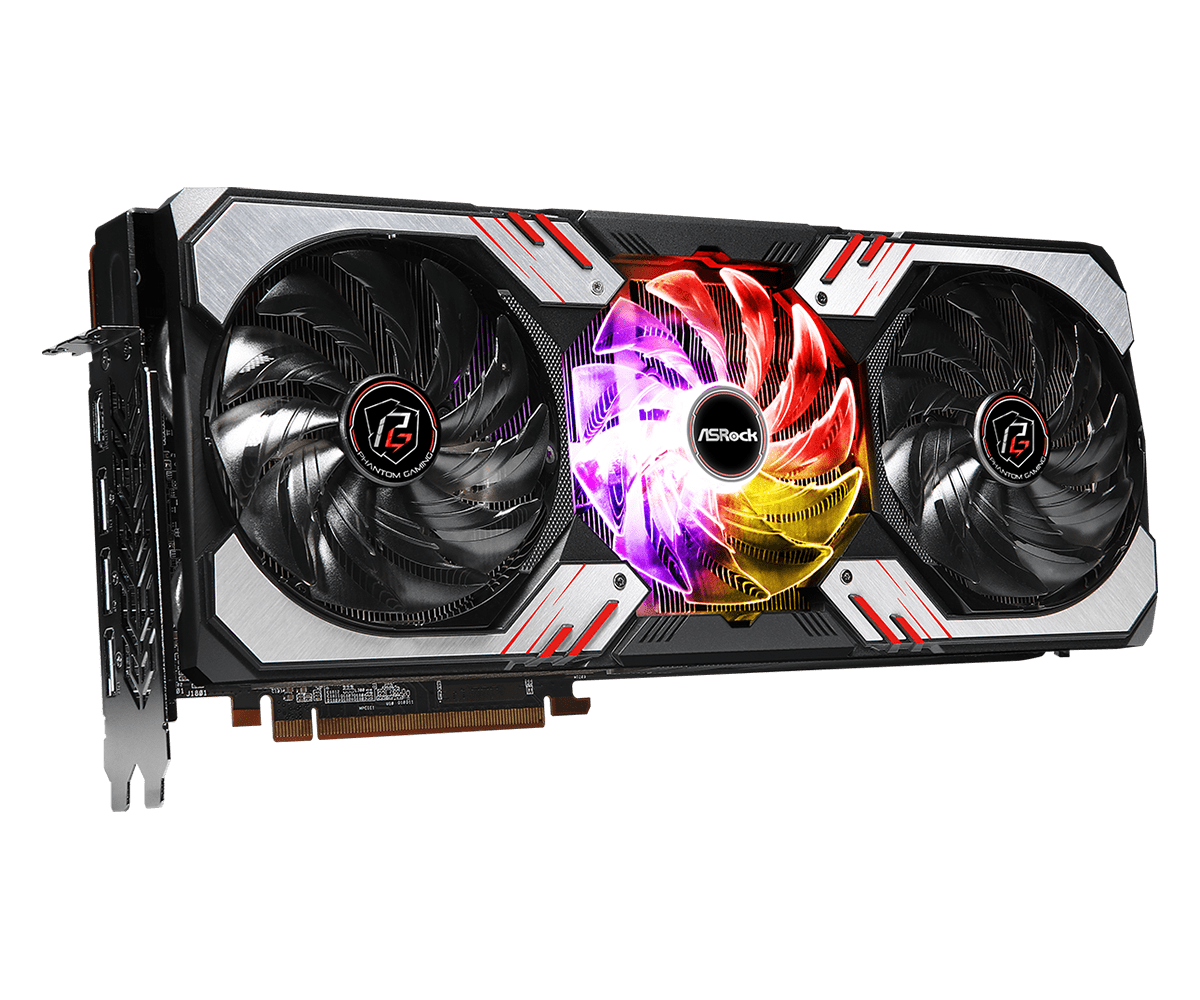 ASRock Radeon RX 6800 XT Phantom Gaming OC 16GB GDDR6 HDMI, 3x DP