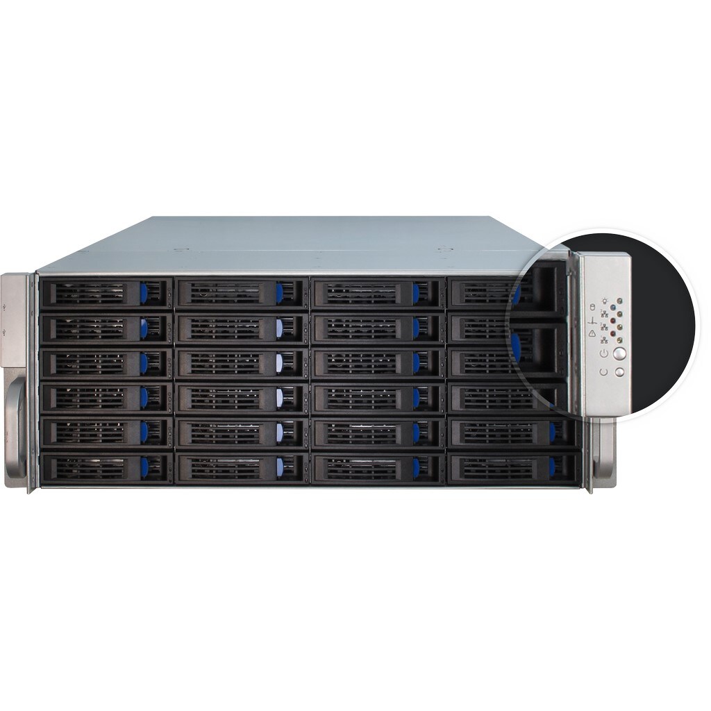 Inter-Tech 4U-4424 19" Rack Server Storage Gehäuse 4HE