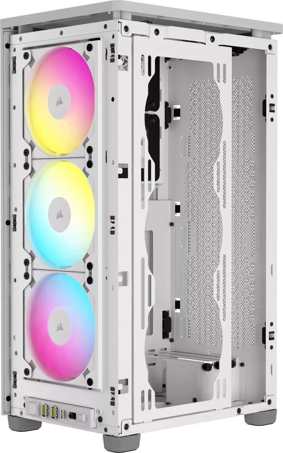 Corsair 2000D RGB Airflow weiß Mini Tower ITX Gaming Gehäuse