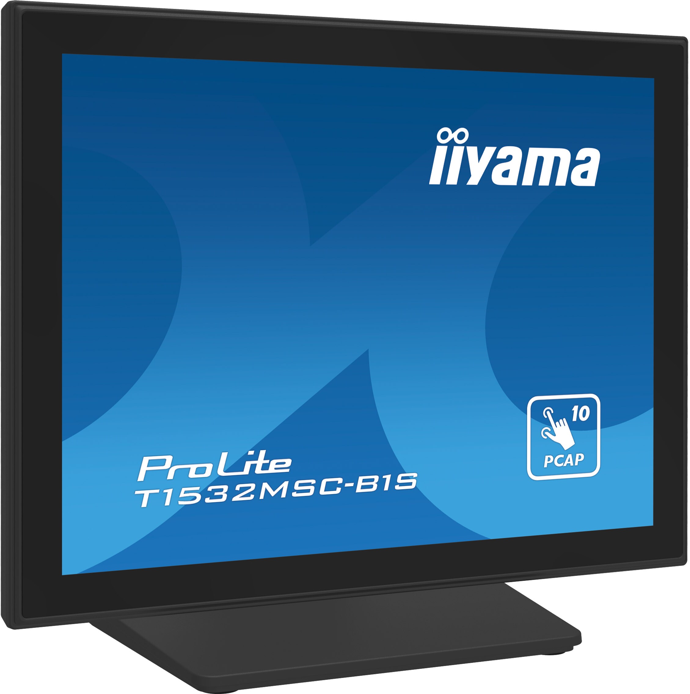 iiyama ProLite T1532MSC-B1S 38cm (15") 10-Punkt Multitouch-Monitor XGA TN VGA DP