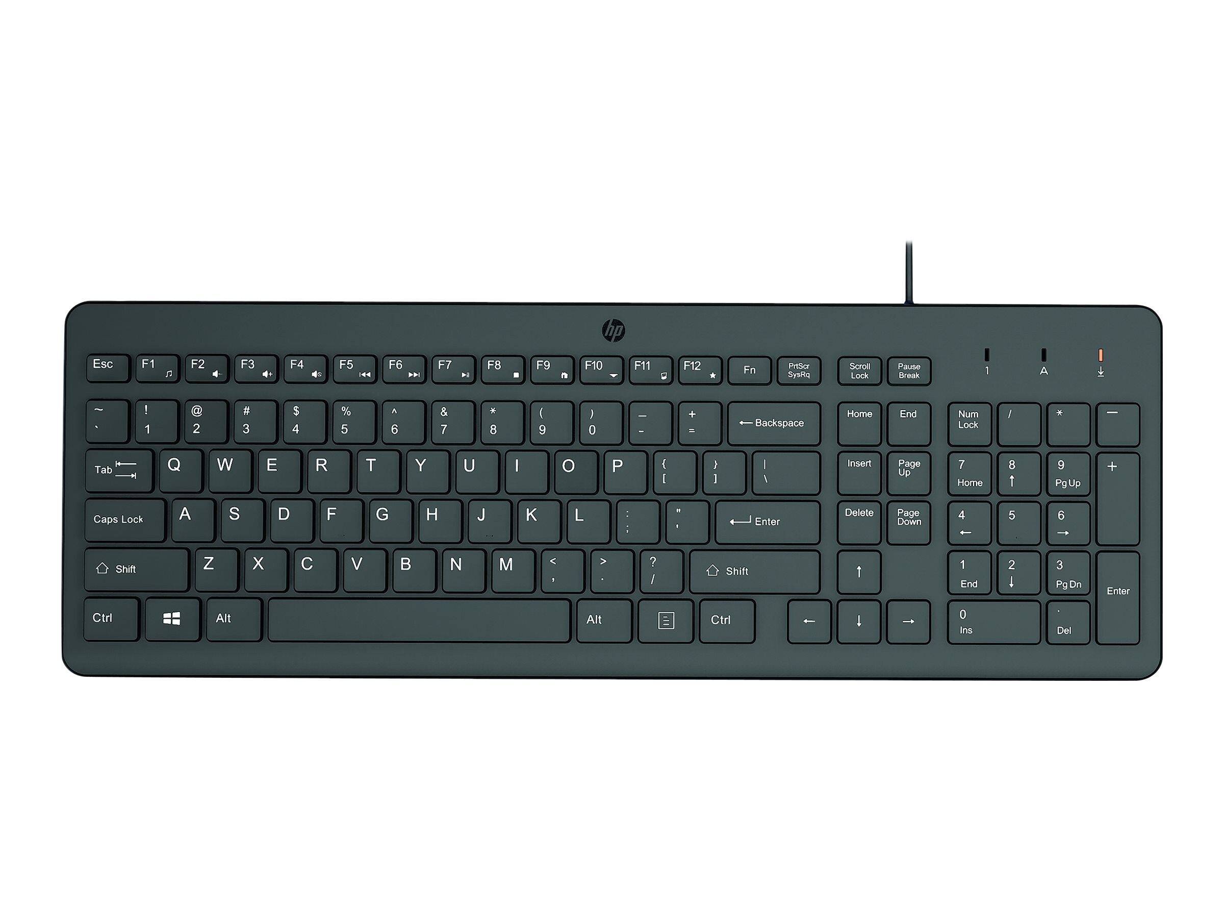 HP 150 Kabelgebundene Tastatur Schwarz