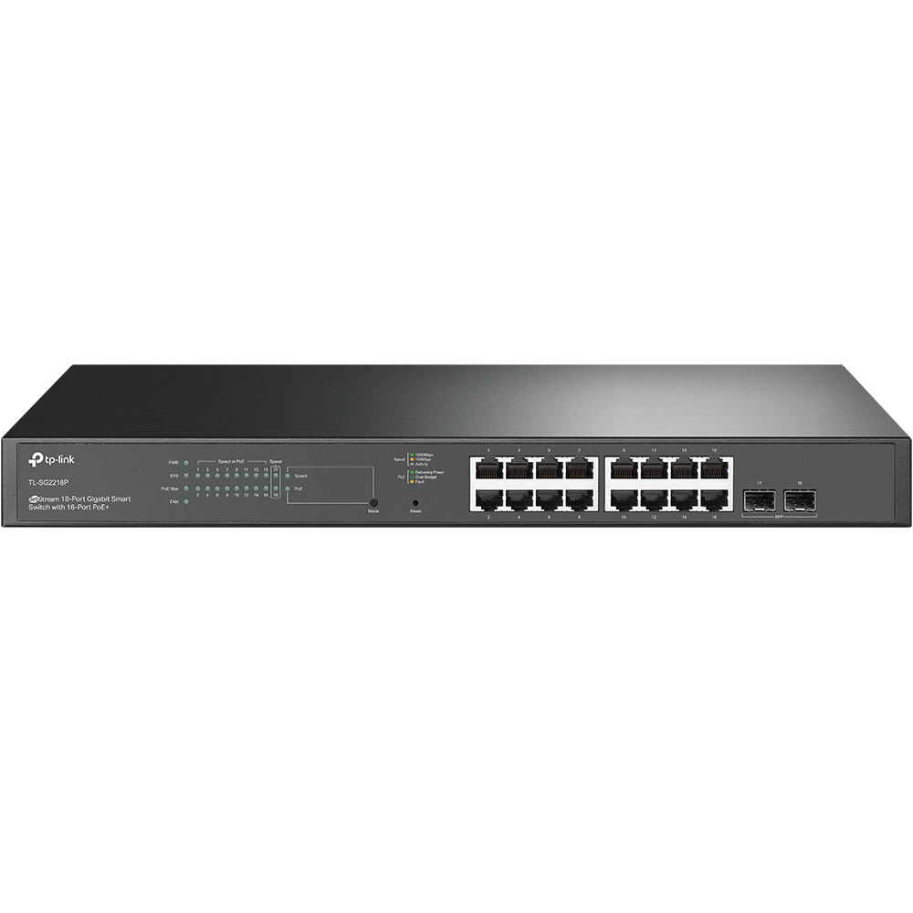 TP-LINK TL-SG2218P 18x Port Gigabit Smart Switch mit 16x Port PoE+