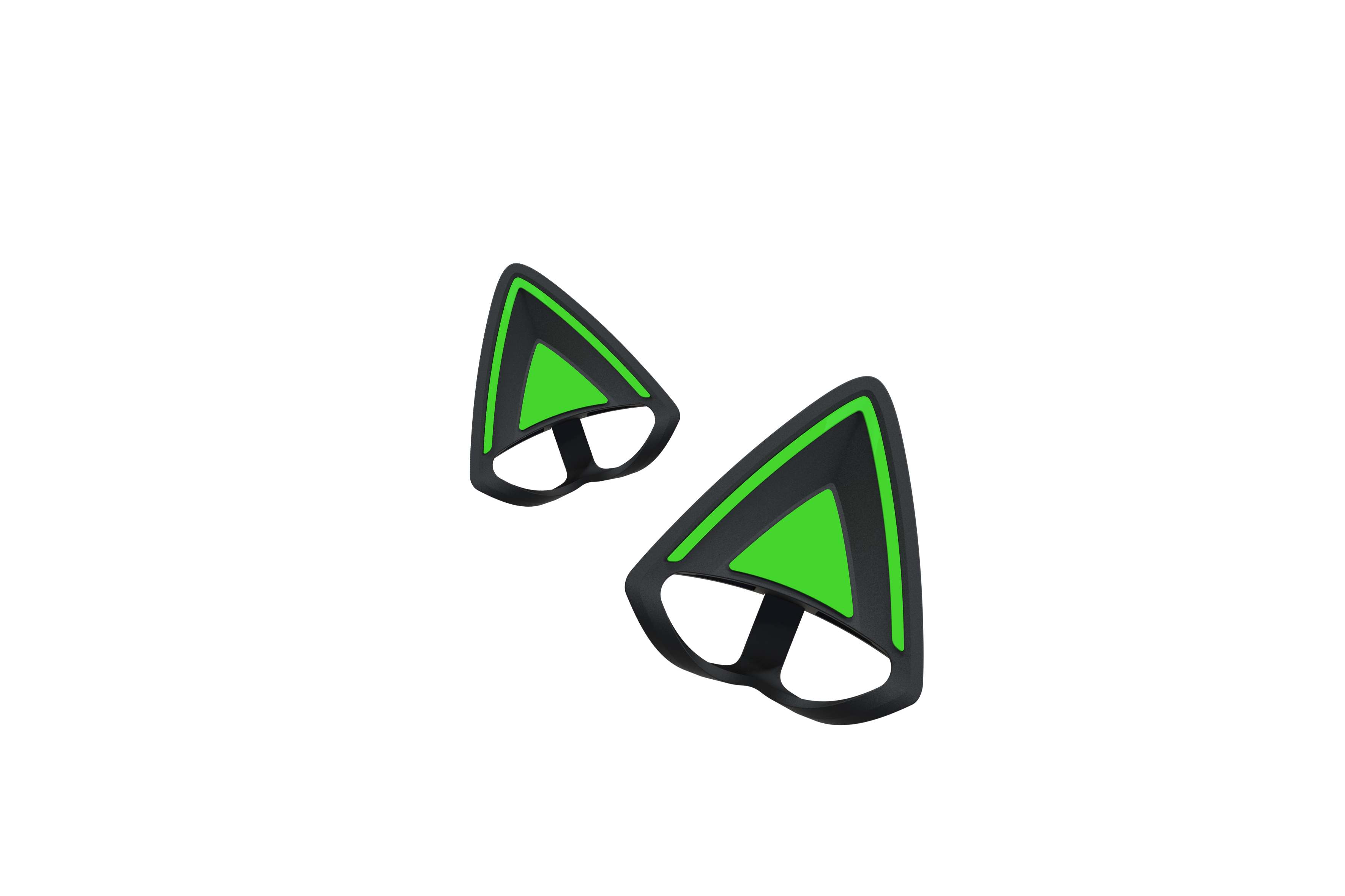 RAZER Kitty Ears V2 - Schwarz - Universal Fit Clip-on Kitty Ears für Headsets