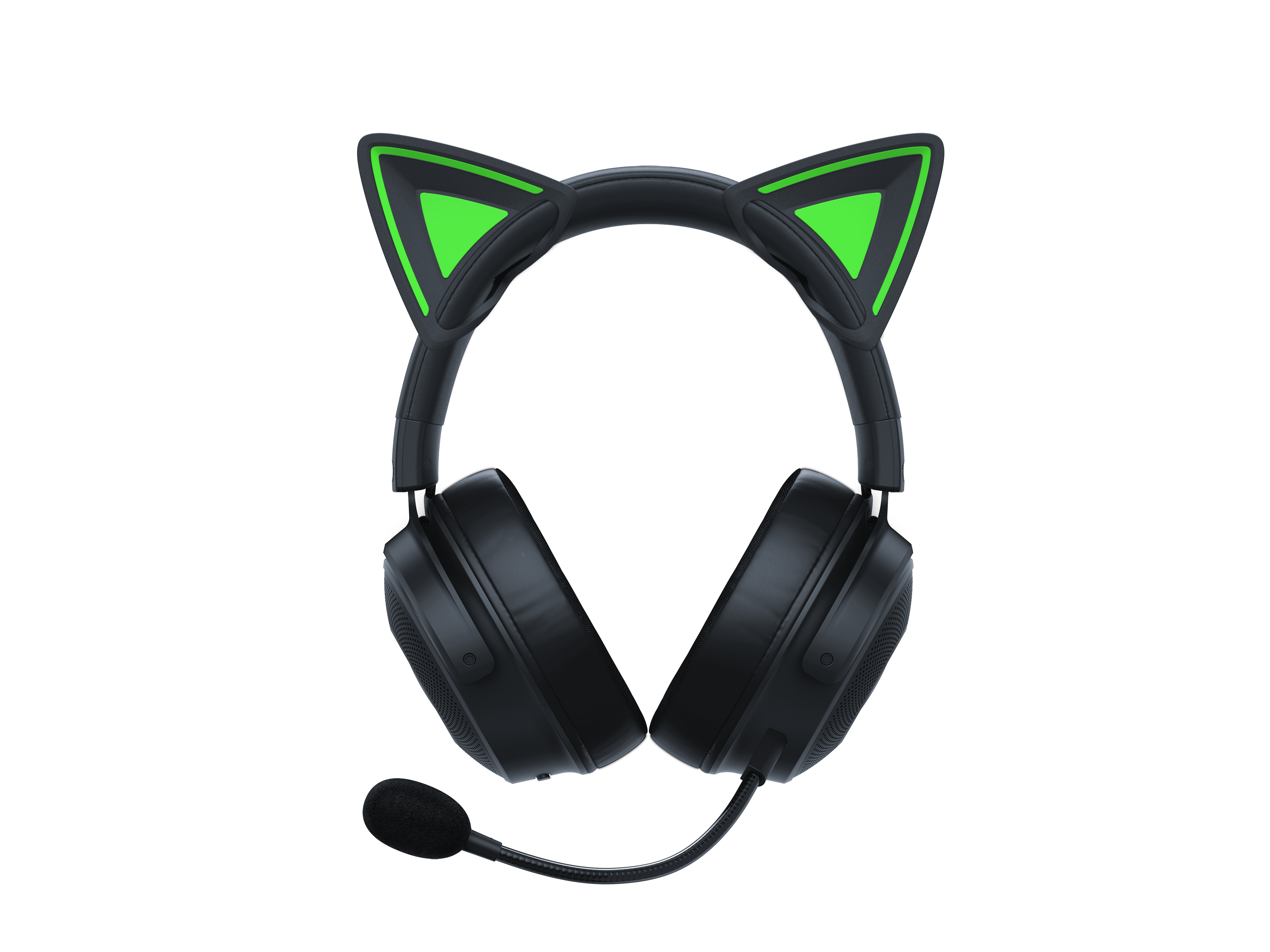 RAZER Kitty Ears V2 - Schwarz - Universal Fit Clip-on Kitty Ears für Headsets