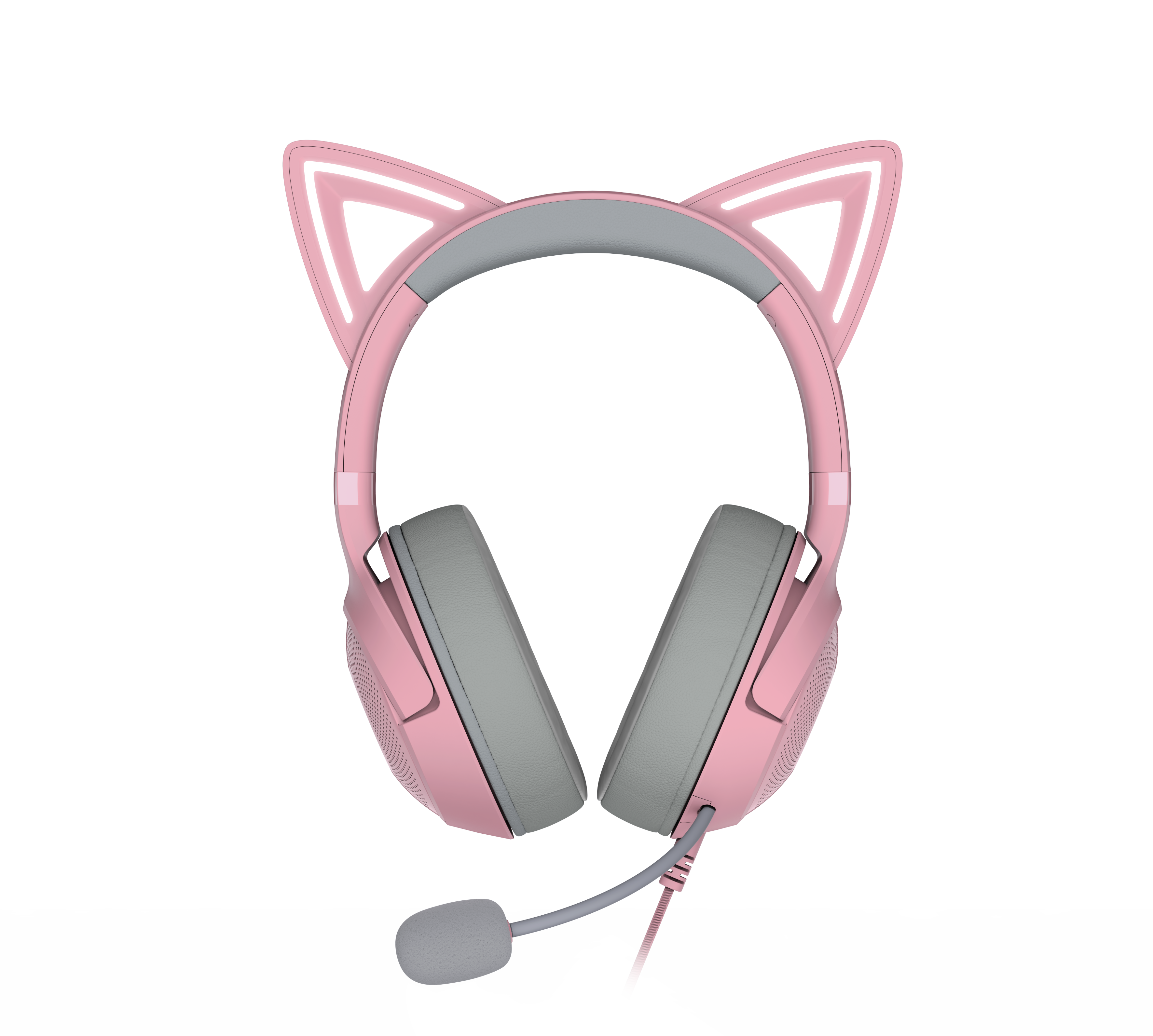 RAZER Kraken Kitty V2 Kabelgebundenes RGB Headset - Quartz