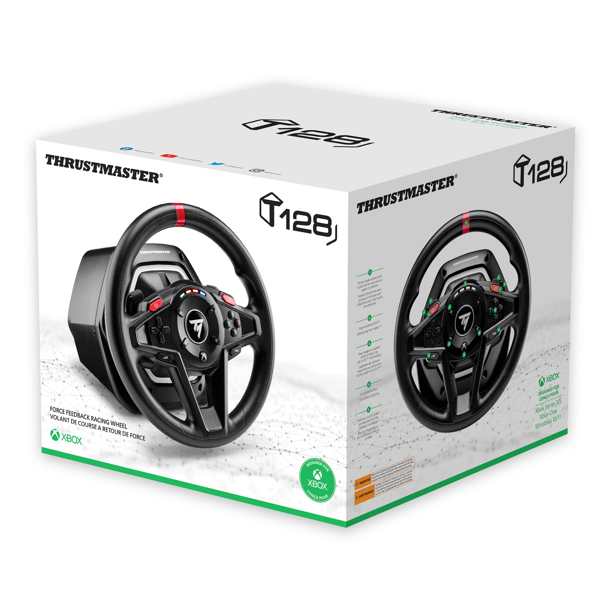 Thrustmaster T128 Racing Wheel - HYBRID DRIVE-Force-Feedback für PC & Xbox  ++ Cyberport