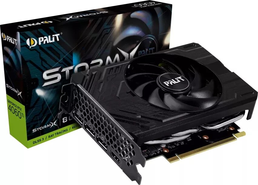 PALIT GeForce RTX 4060Ti Storm X 8GB GDDR6 Grafikkarte 3x DP 1x HDMI