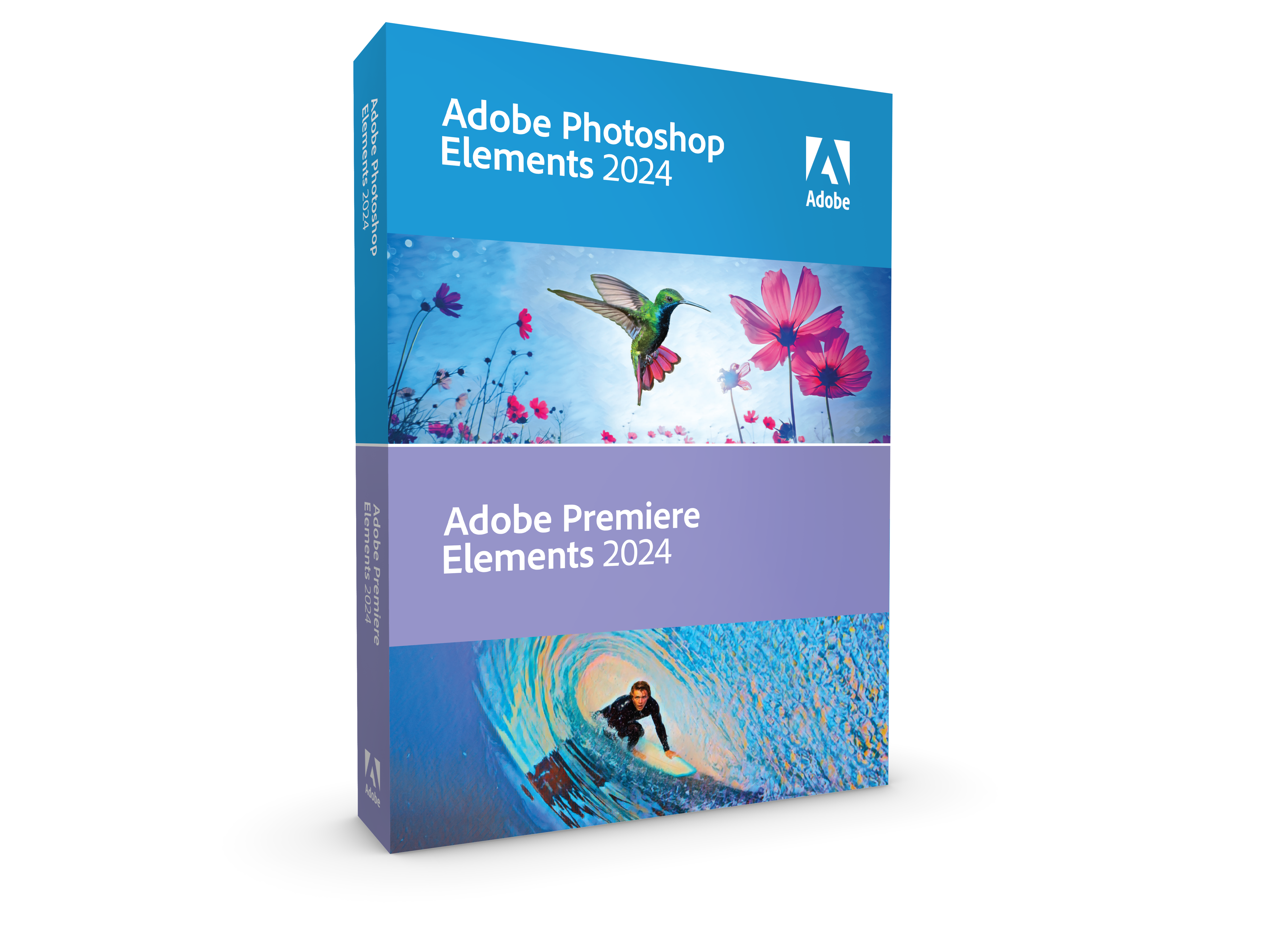 Adobe Photoshop &amp; Premiere Elements 2024 | Box &amp; Produktschlüssel