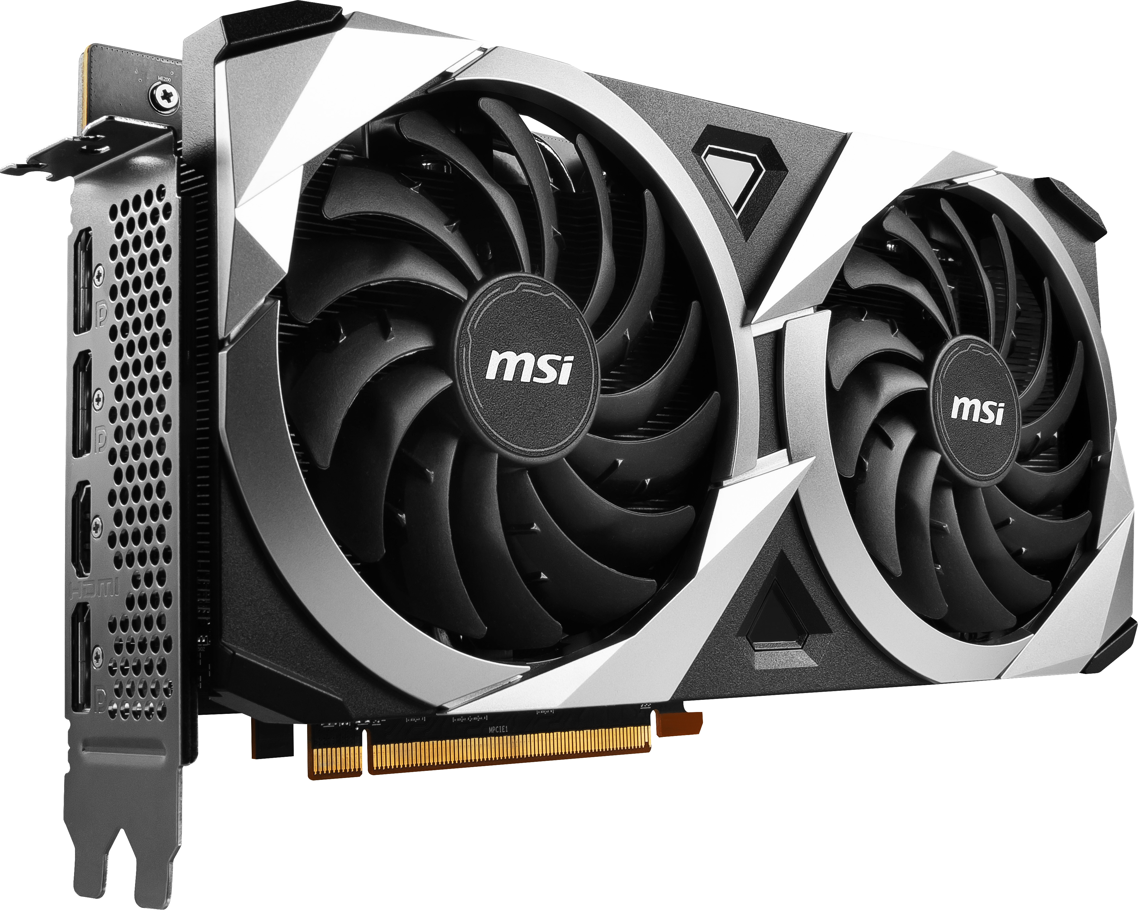 MSI AMD Radeon RX 6750 XT Mech 2X 12G OC 12GB Grafikkarte GDDR6 HDMI/3x DP