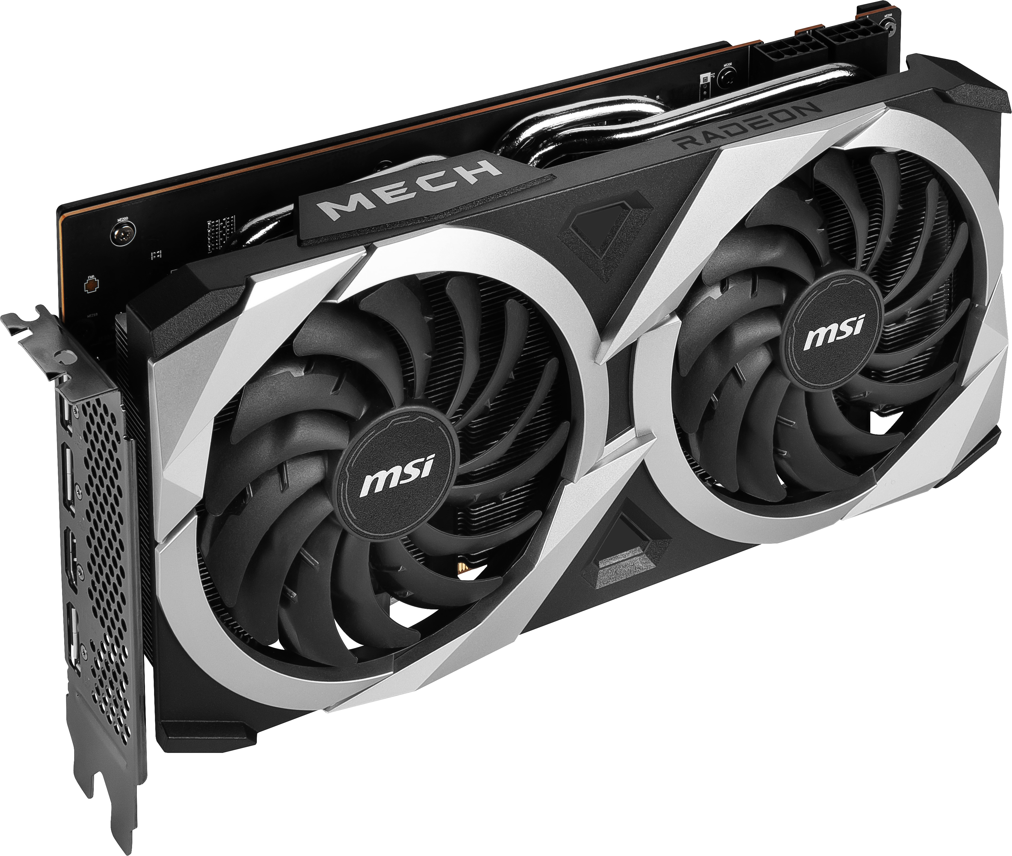 MSI AMD Radeon RX 6750 XT Mech 2X 12G OC 12GB Grafikkarte GDDR6 HDMI/3x DP