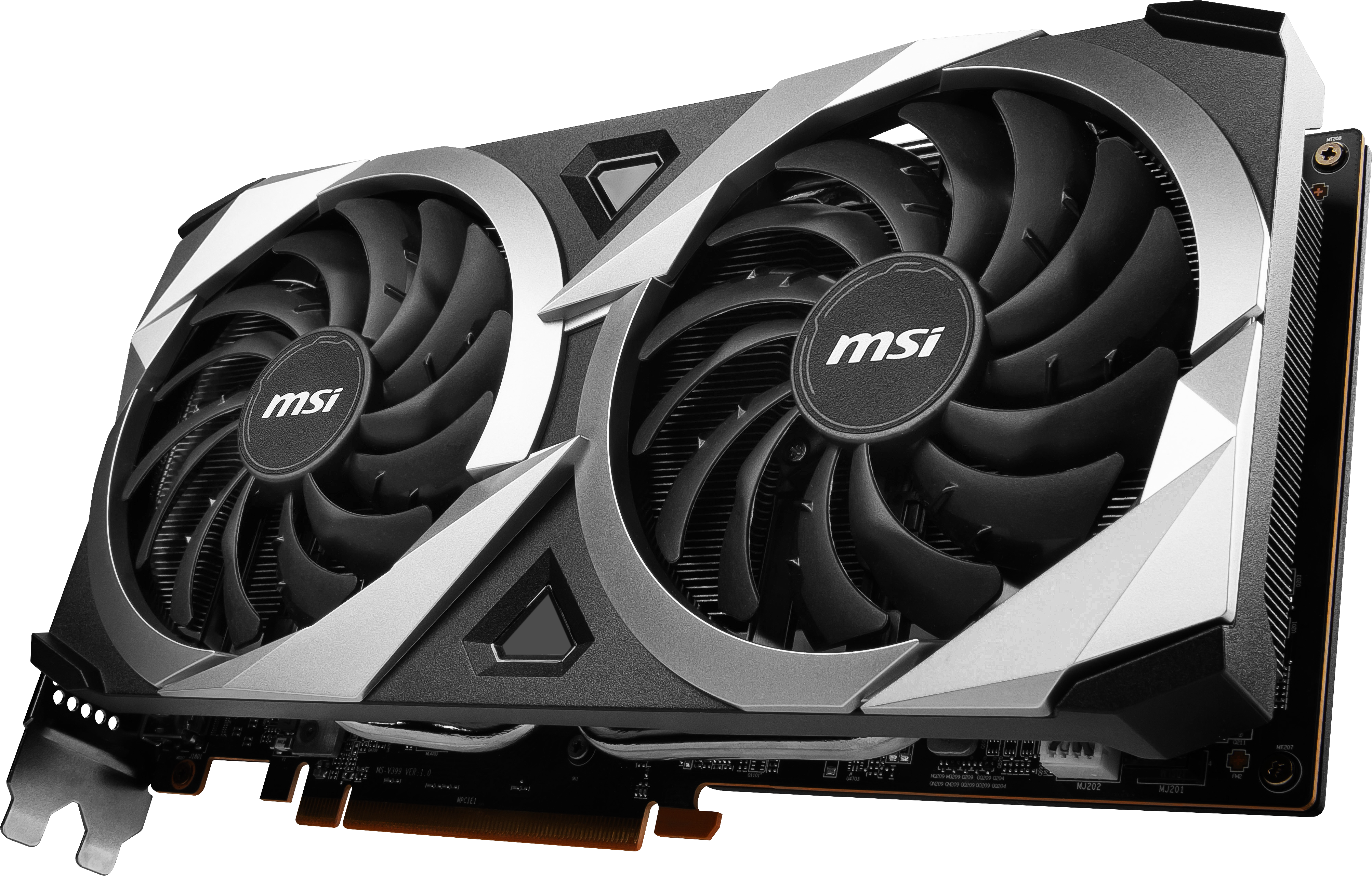 MSI AMD Radeon RX 6750 XT Mech 2X 12G OC 12GB Grafikkarte GDDR6 HDMI/3x DP