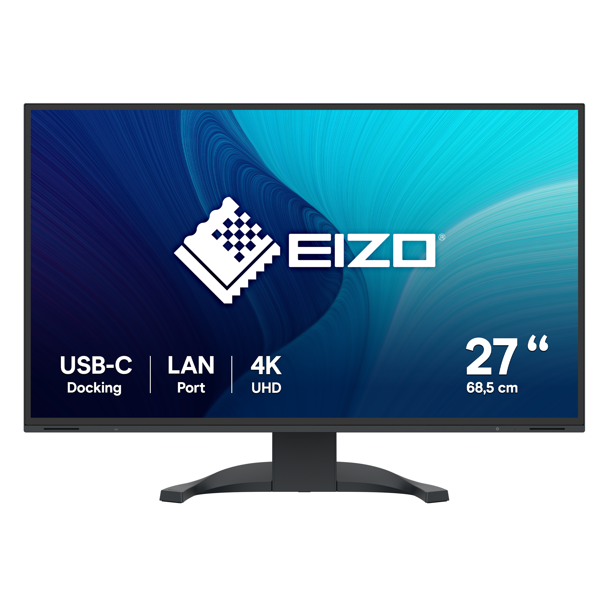 EIZO Flexscan EV2740X-BK 68,5cm (27") UHD IPS Monitor DP/HDMI/USB-C Pivot HV