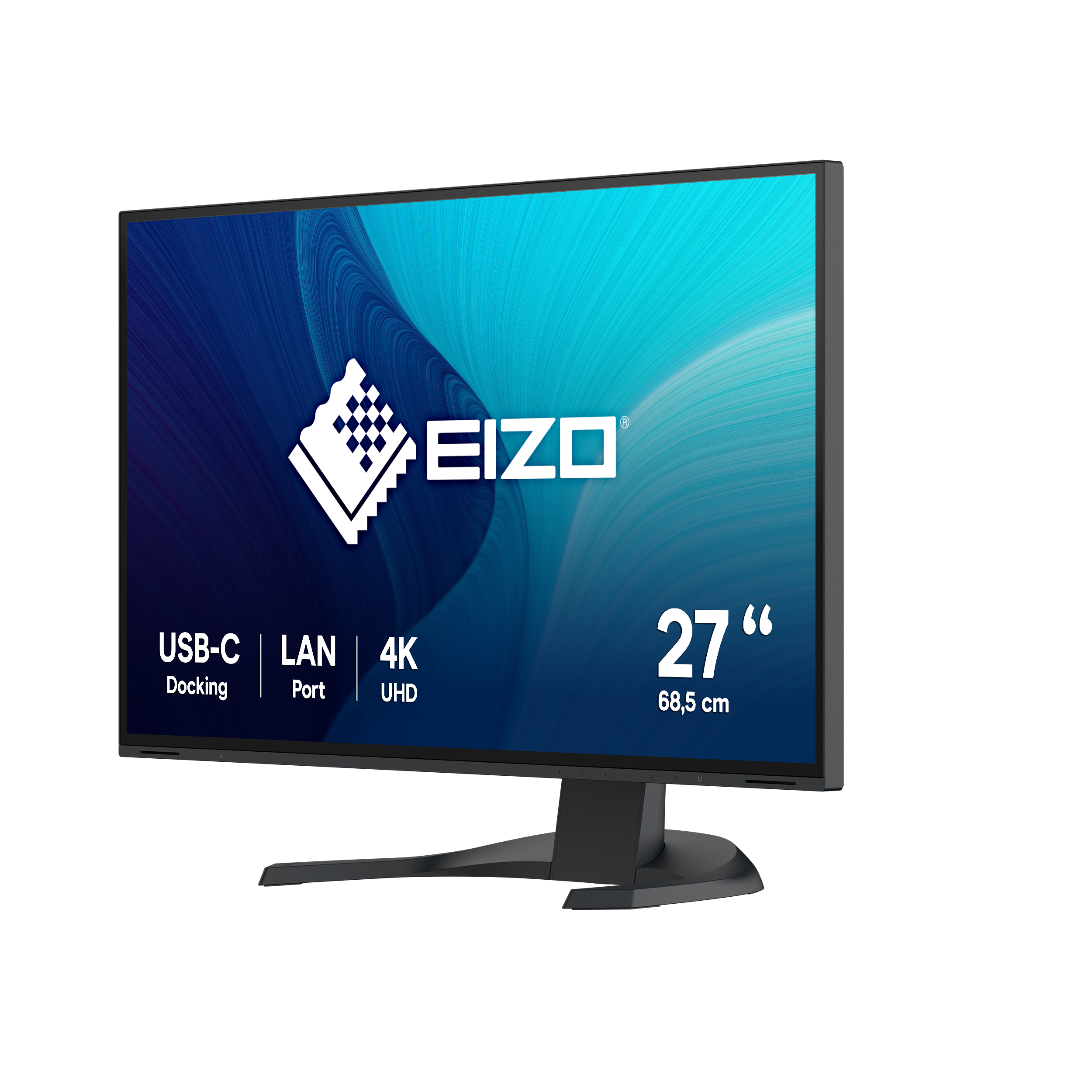 EIZO Flexscan EV2740X-BK 68,5cm (27") UHD IPS Monitor DP/HDMI/USB-C Pivot HV