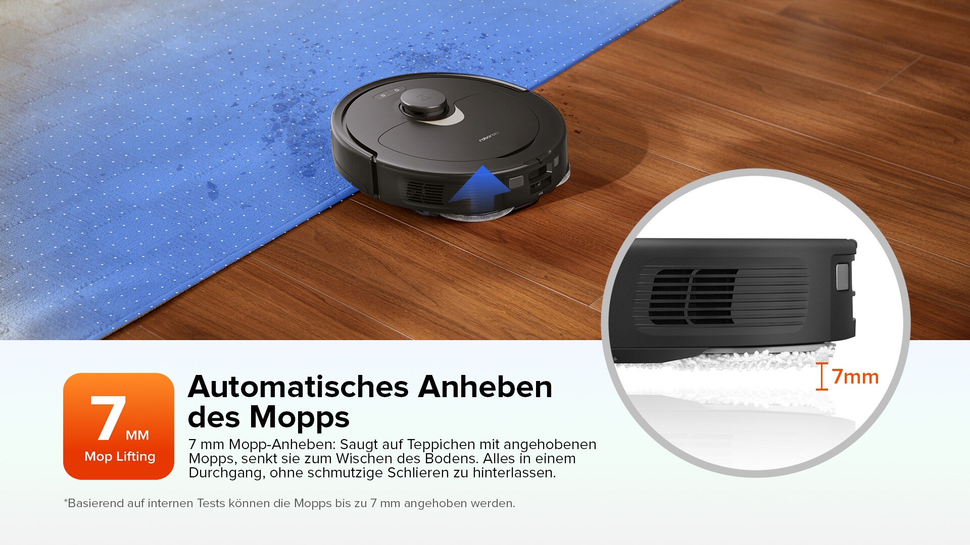 Roborock Q Revo Saug-/Wischroboter mit Absaugstation schwarz