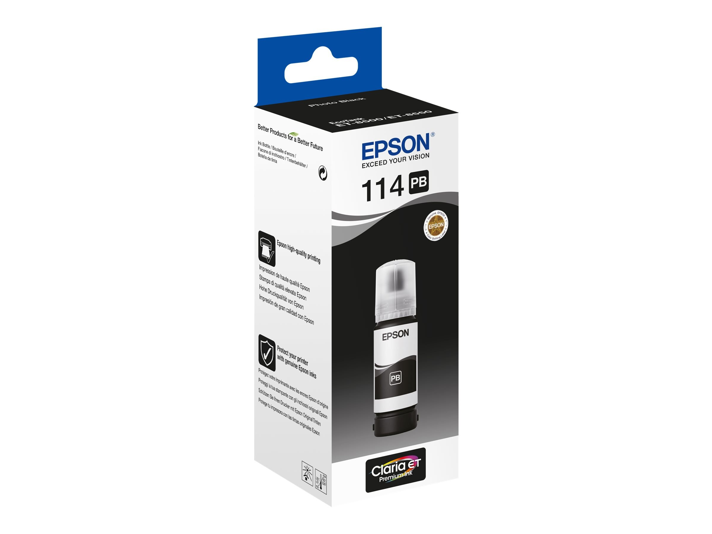 Epson C13T07B140 Original Tintenbehälter 114 70ml Schwarz