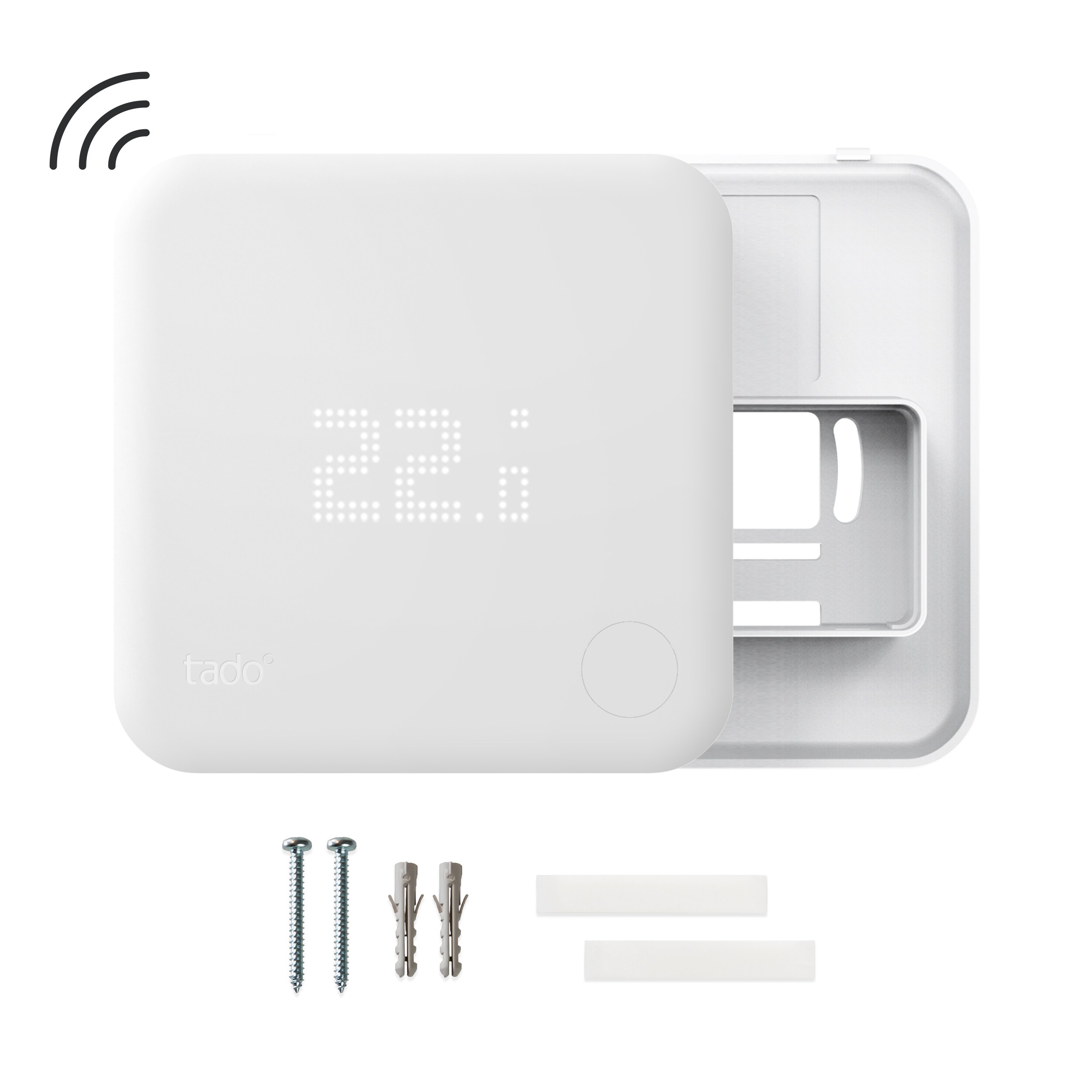 tado° Funk-Temperatursensor - Zusatzprodukt für Smarte Heizkörper-Thermostate