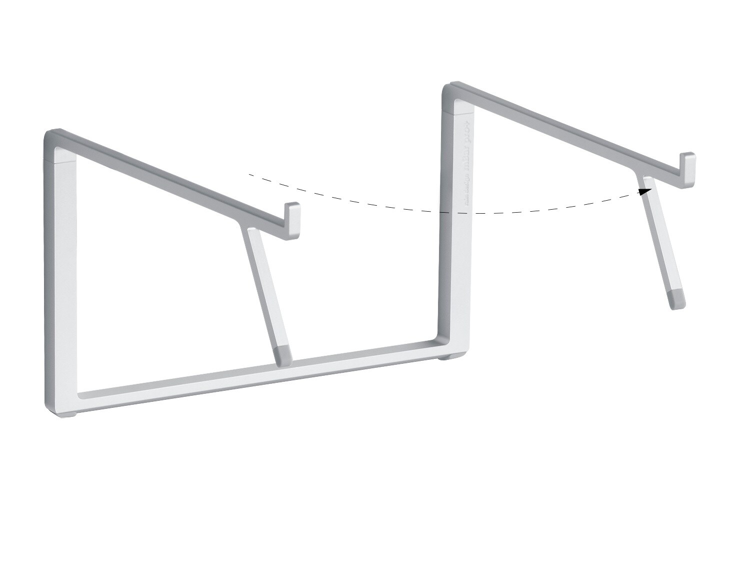 RAIN DESIGN mBarPro+ faltbarer LaptopStand silber