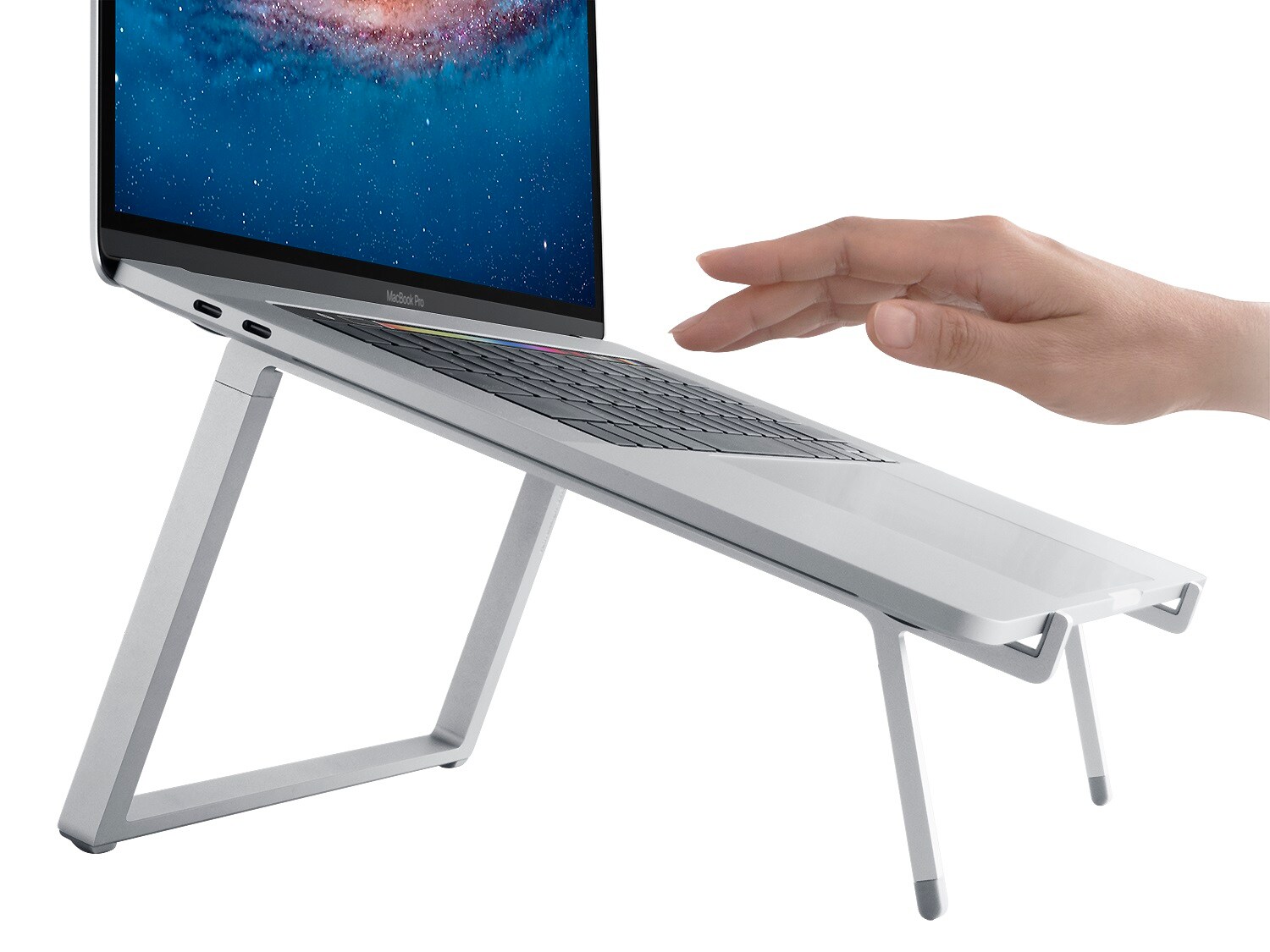 RAIN DESIGN mBarPro+ faltbarer LaptopStand silber