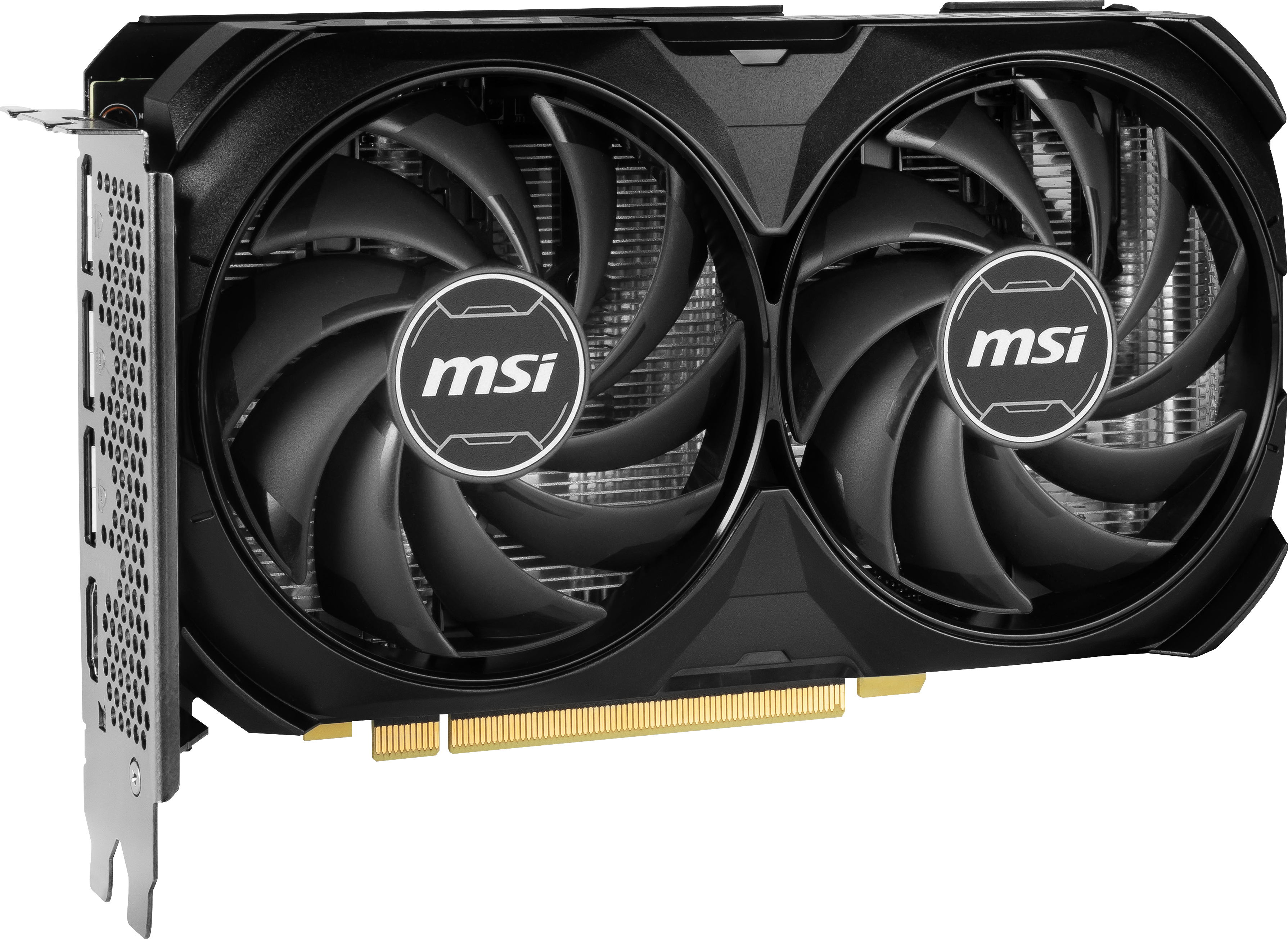 MSI GeForce RTX 4060Ti Ventus 2X Black 16GB GDDR6 Gaming Grafikkarte 3xDP/HDMI