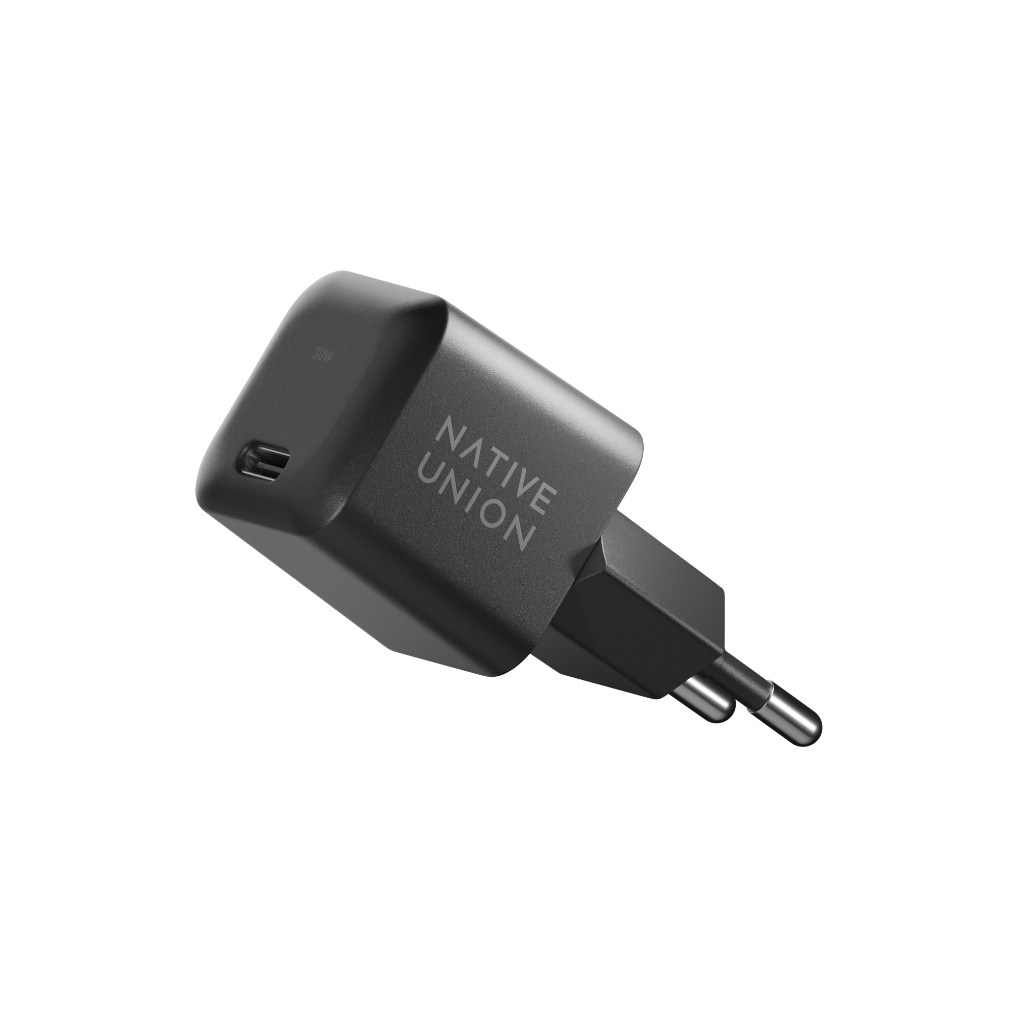 Native Union 30W USB-C Fast GaN PD Wall Charger Schwarz