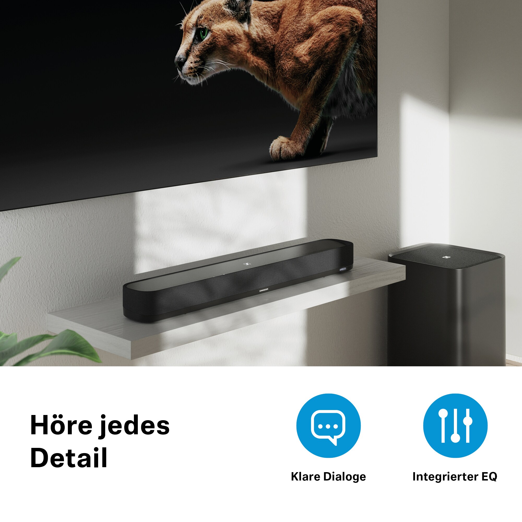 Sennheiser AMBEO Soundbar | Mini, schwarz