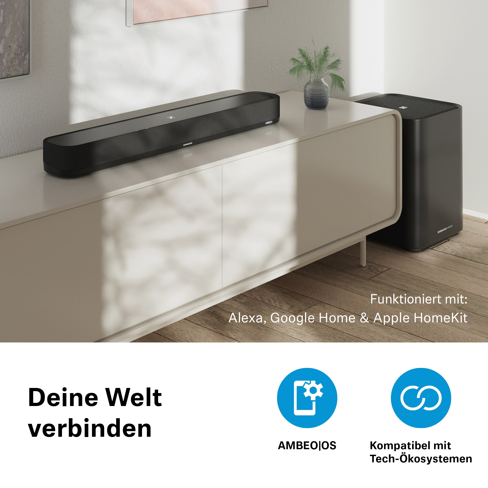 Sennheiser AMBEO Soundbar | Mini, schwarz