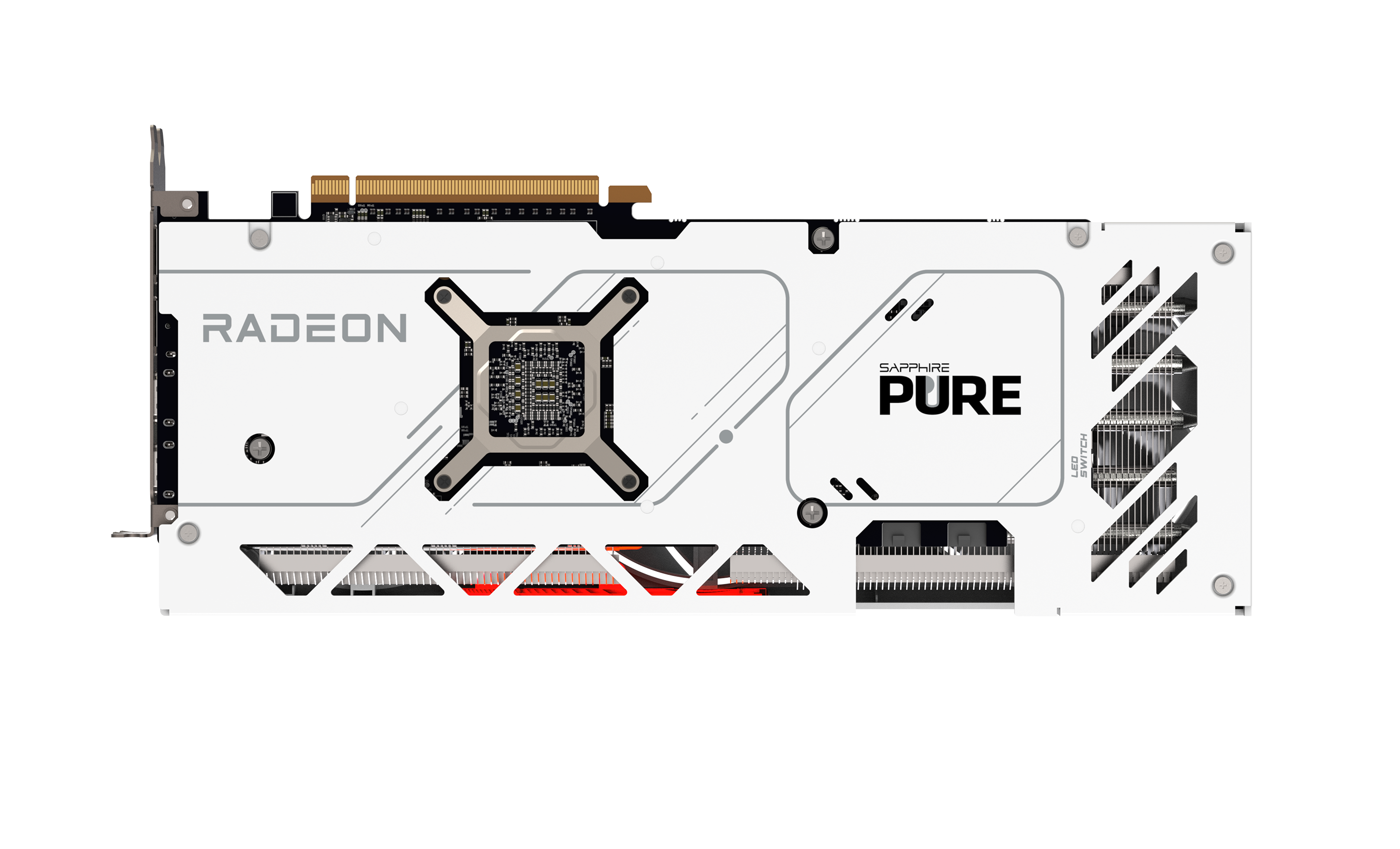 SAPPHIRE AMD Radeon RX 7700 XT Pure OC Grafikkarte 12GB GDDR6 2xHDMI/2xDP