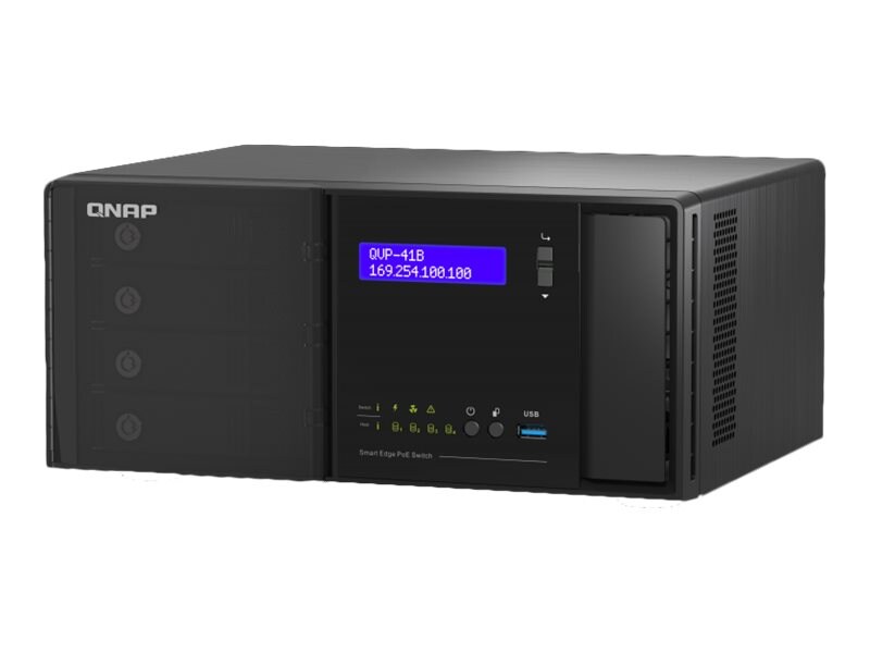 QNAP QVP-41B-8G-P NVR-Netzwerküberwachungsserver 4-Bay