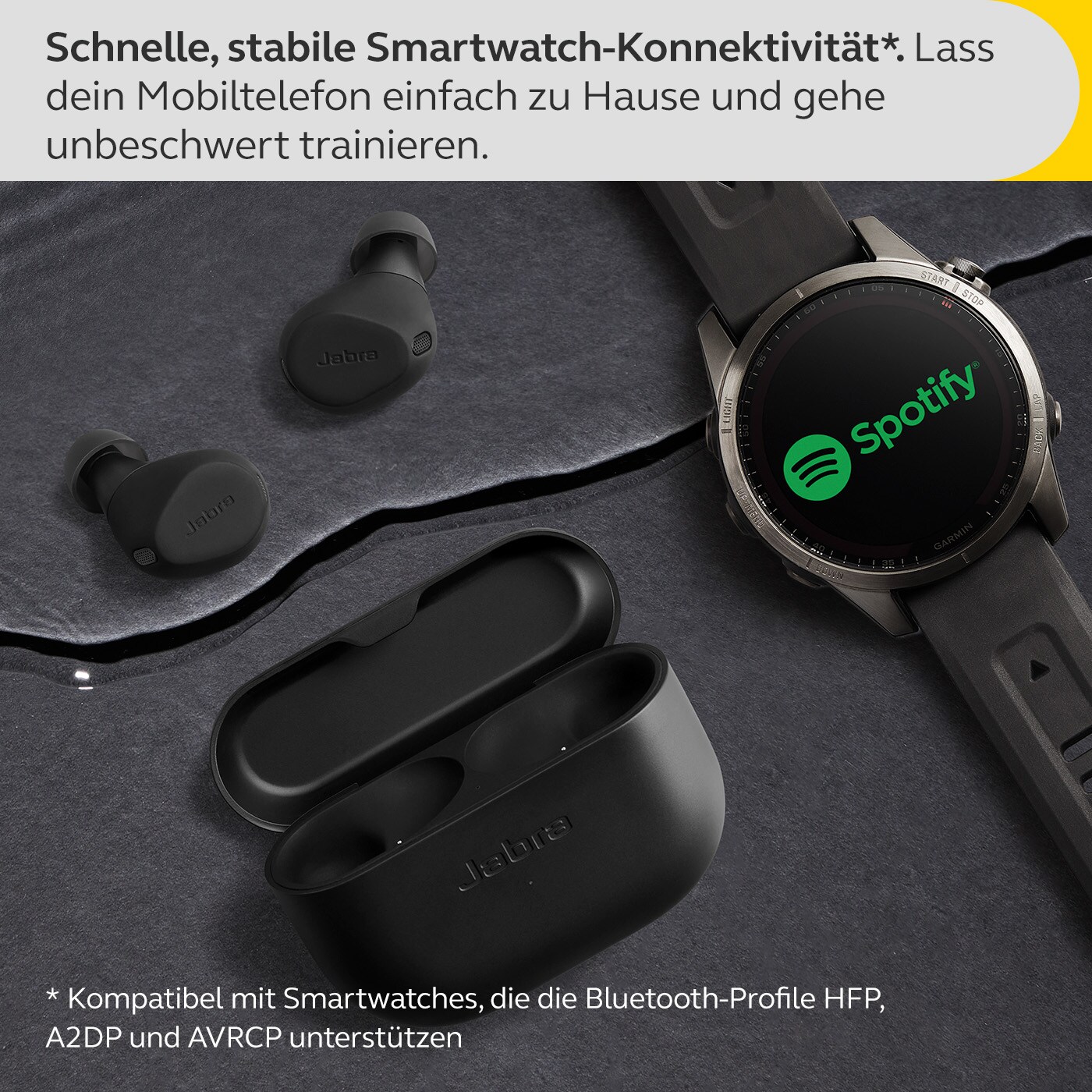 JABRA Elite 8 Bluetooth ANC In-Ear Kopfhörer Schwarz