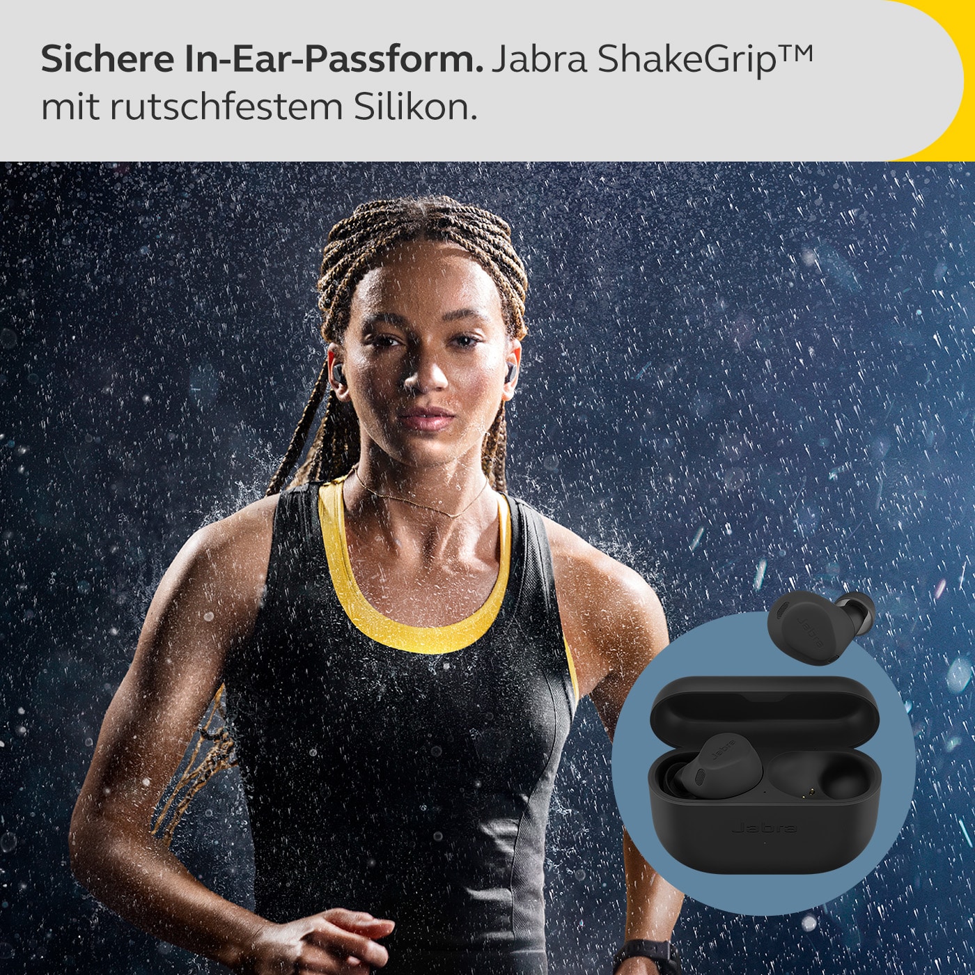 JABRA Elite 8 Bluetooth ANC In-Ear Kopfhörer Schwarz