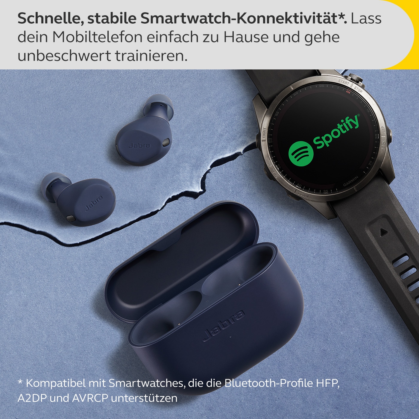 JABRA Elite 8 Bluetooth ANC In-Ear Kopfhörer Navy