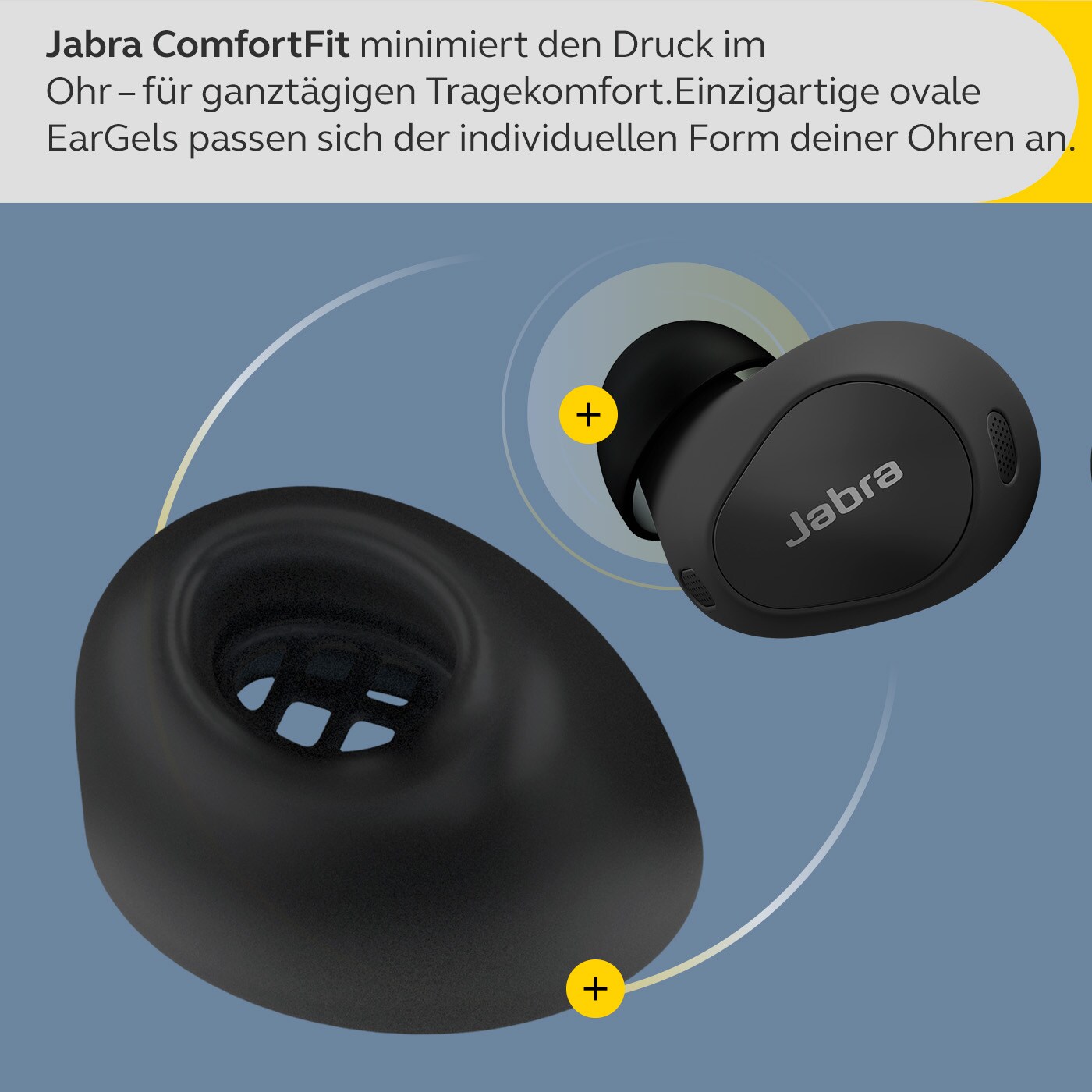 JABRA Elite 10 Bluetooth ANC In-Ear Kopfhörer Gloss Black