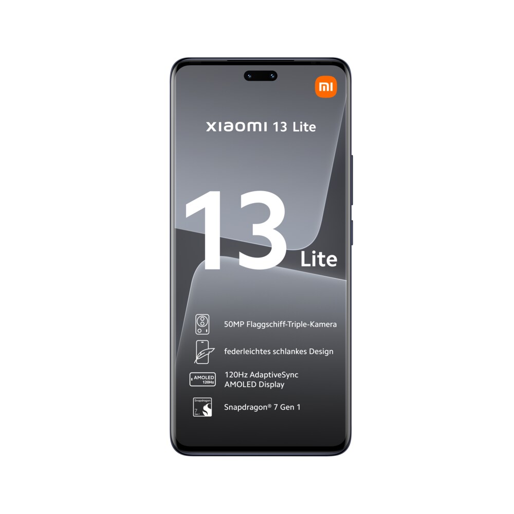 Xiaomi 13 Lite 5G 8/128GB Dual-SIM Smartphone black EU