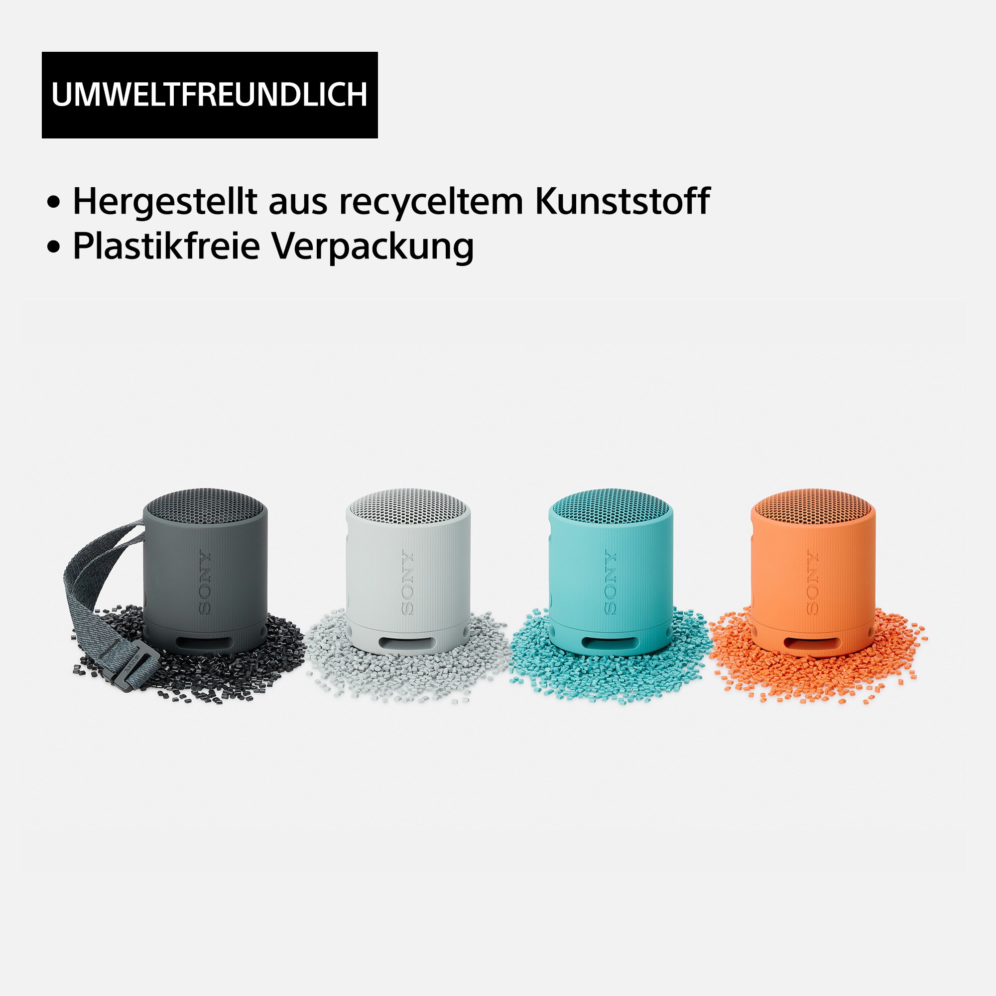 Sony SARS-XB100 - Tragbarer Bluetooth Lautsprecher - schwarz