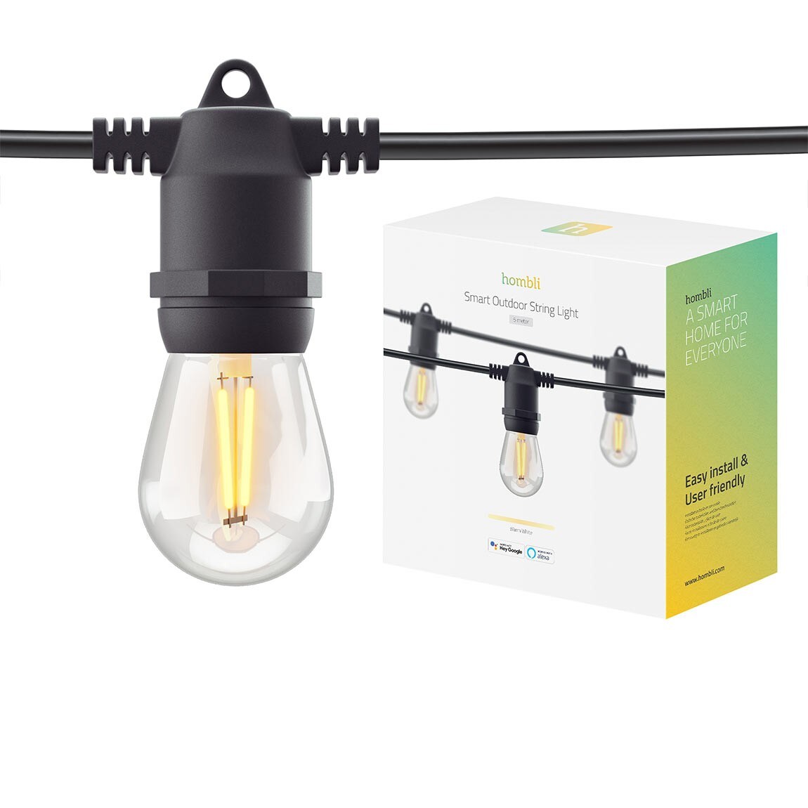 Hombli smarte outdoor Lichterkette EU