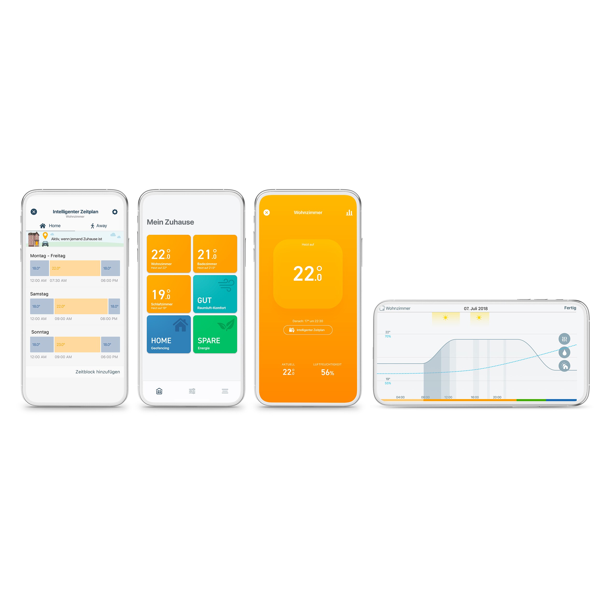 tado° Funk-Temperatursensor - Zusatzprodukt für Smarte Heizkörper-Thermostate